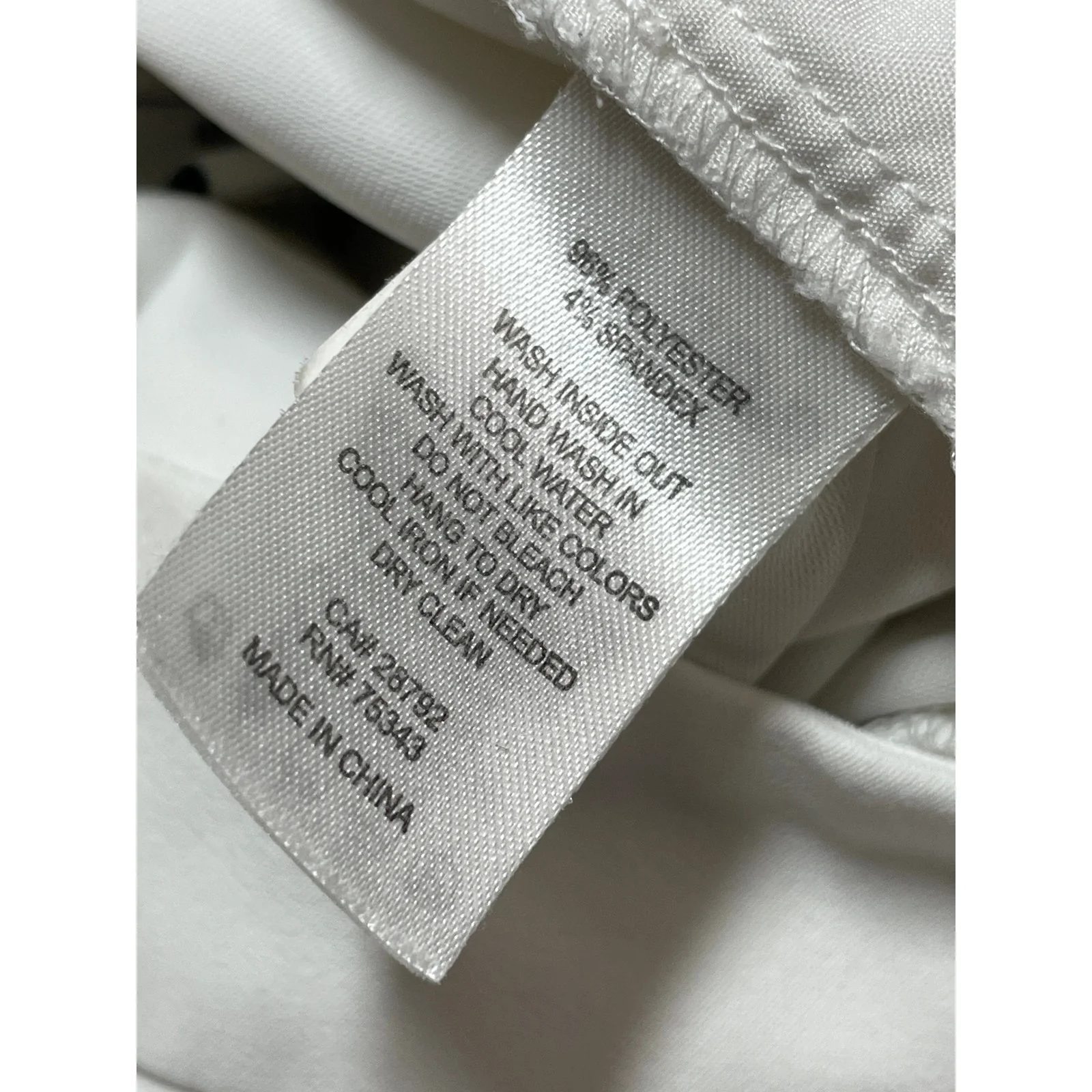 Rachel Zoe Women's White Pleated High Rise Palazzo Wide Leg Trousers Pants Sz 4 - Image 6
