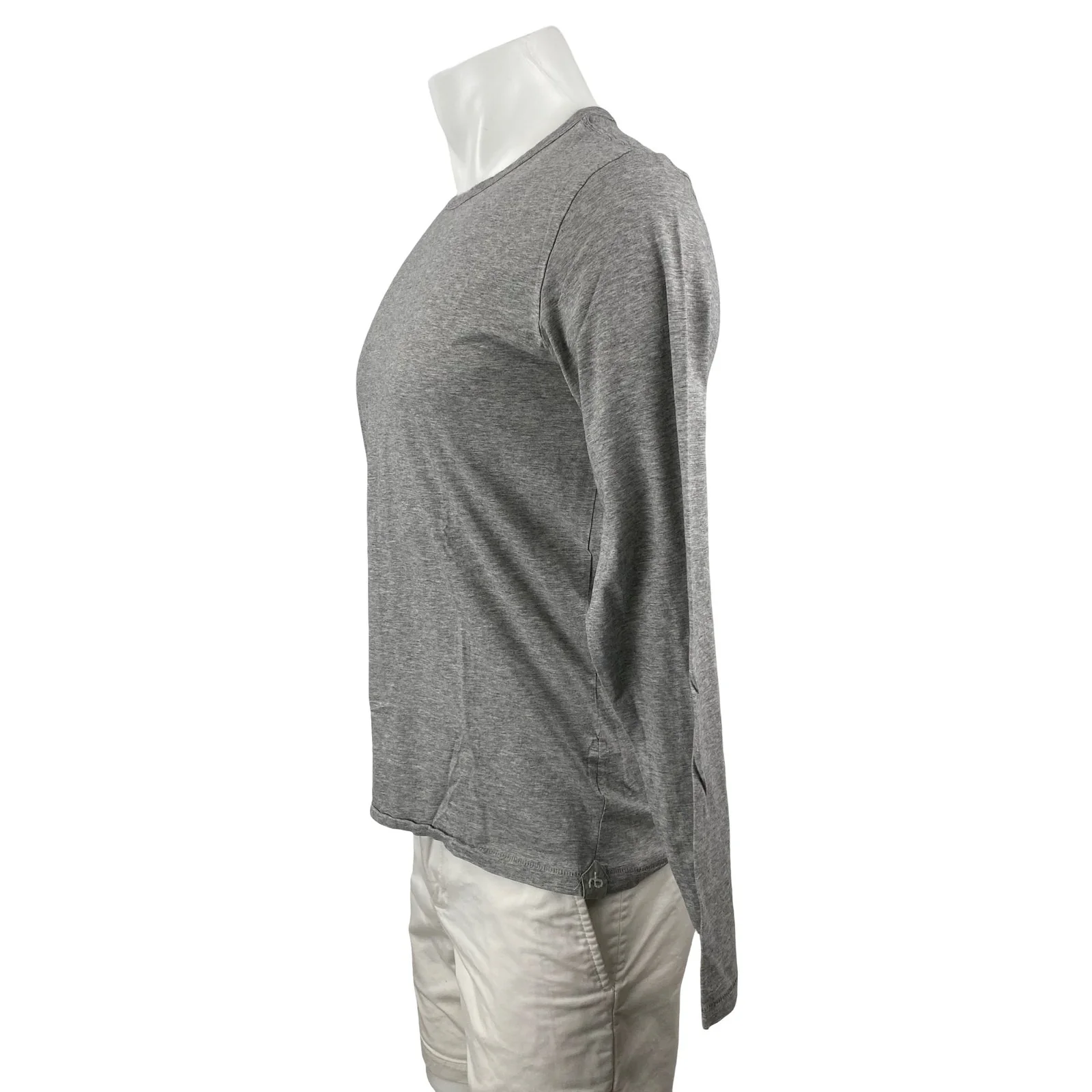 Rag & Bone Men's Gray Crew Neck Long Sleeve Sweater Sweatshirt Tee T-Shirt Top M - Image 2