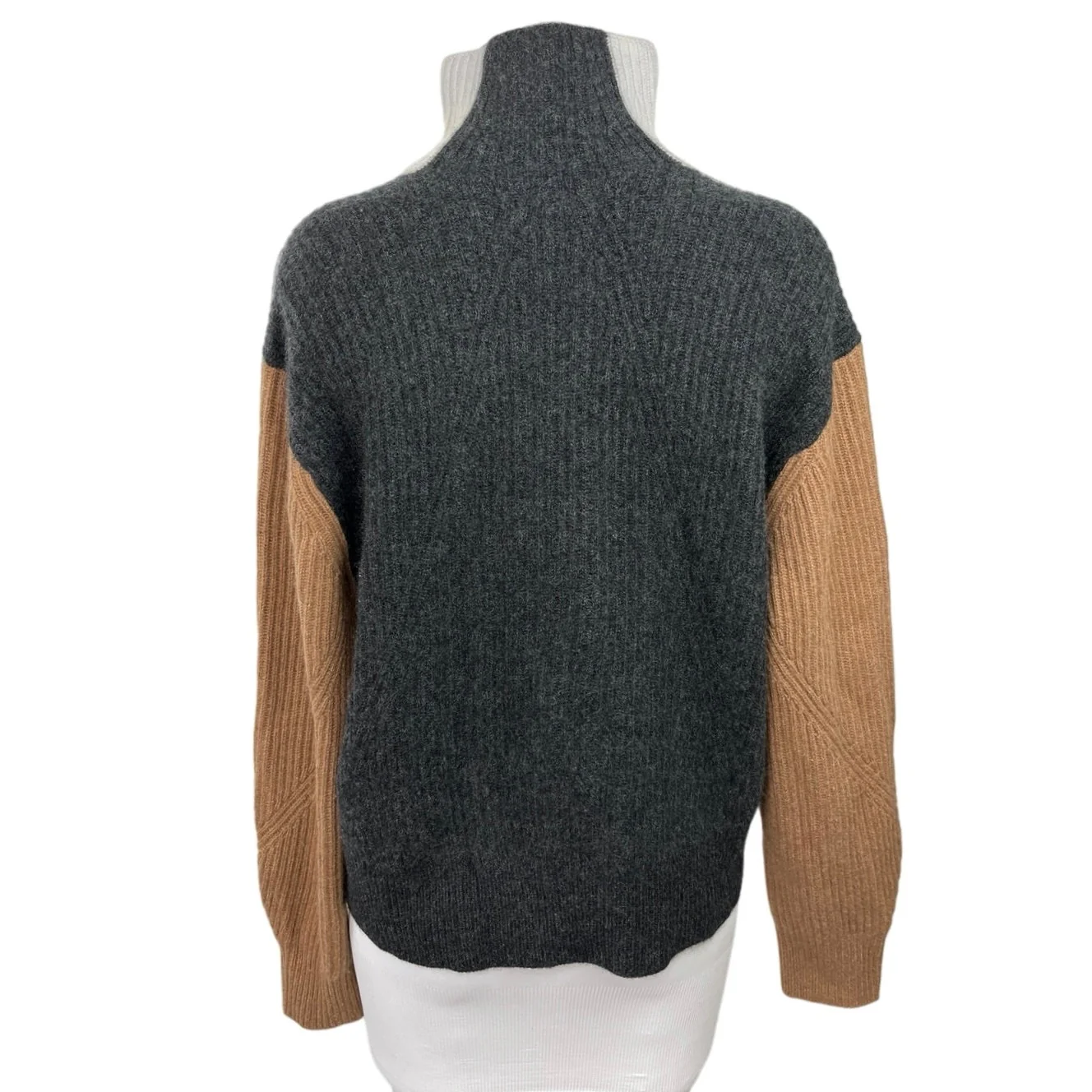 Rag & Bone Pierce Multicolor Half Zip Cashmere Colorblock Pullover Sweater Sz M - Image 2