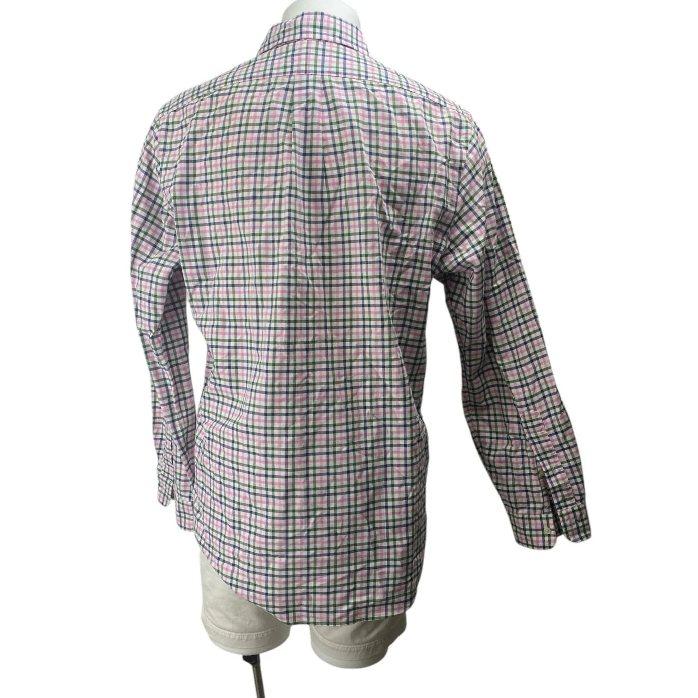 Ralph Lauren Men's Multicolor Plaid Long Sleeve Button Down Shirt Top Size L - Image 3