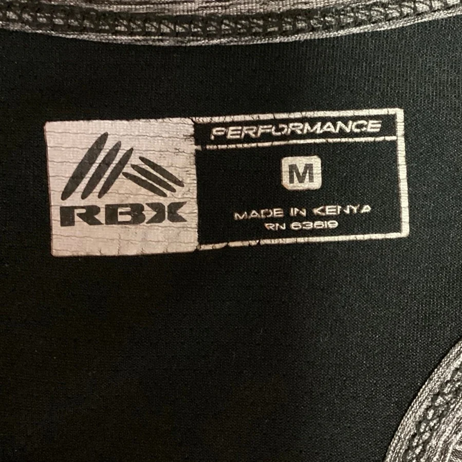 RBX Gray Sleeveless Racerback Scoop Neck Activewear Gym Fitness Tank Top Size M - Image 3