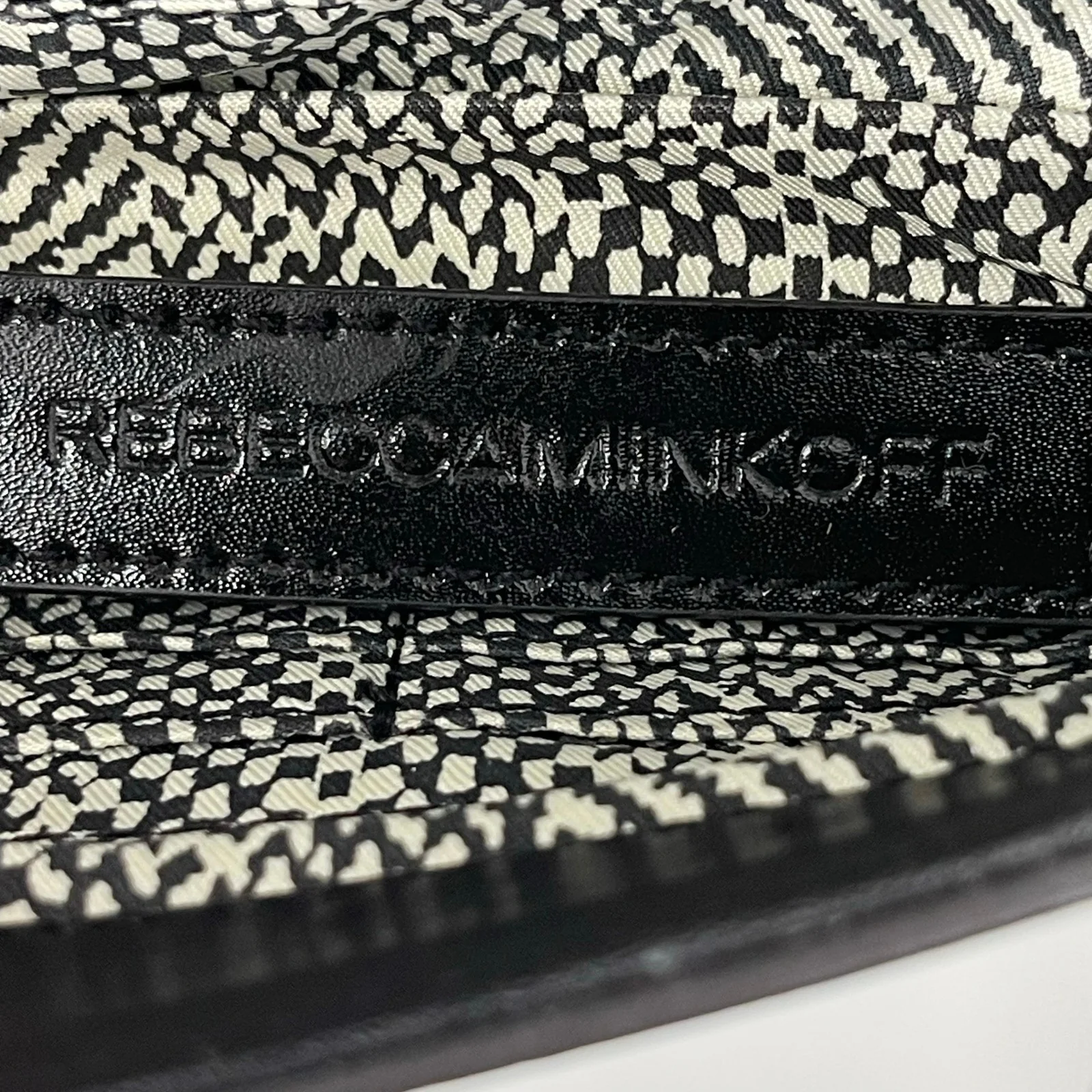 Rebecca Minkoff Love Quilted Leather Women's Black Chain Lock Crossbody Handbag - Image 12