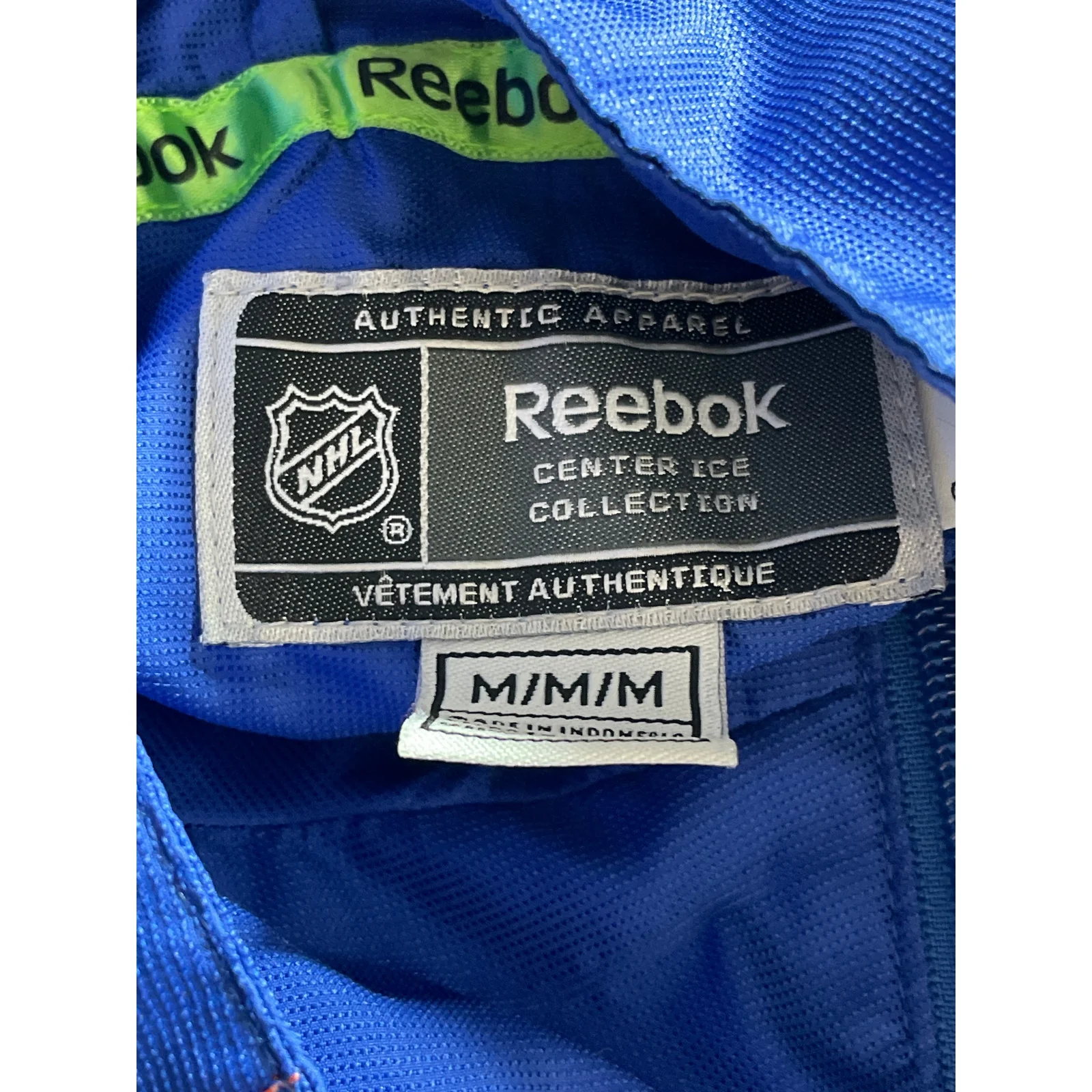 Reebok New York Islanders NHL Hocket Women Blue Sweatshirt Pants 2 Piece Set M - Image 16