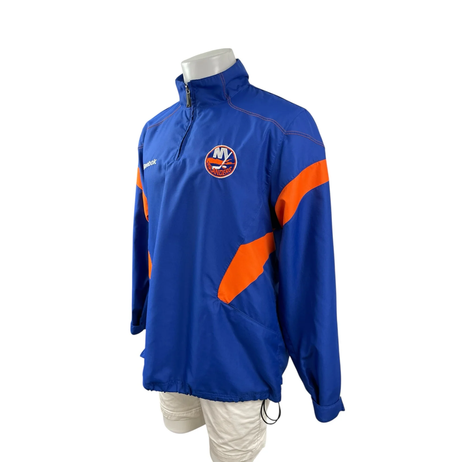 Reebok New York Islanders NHL Hocket Women Blue Sweatshirt Pants 2 Piece Set M - Image 4
