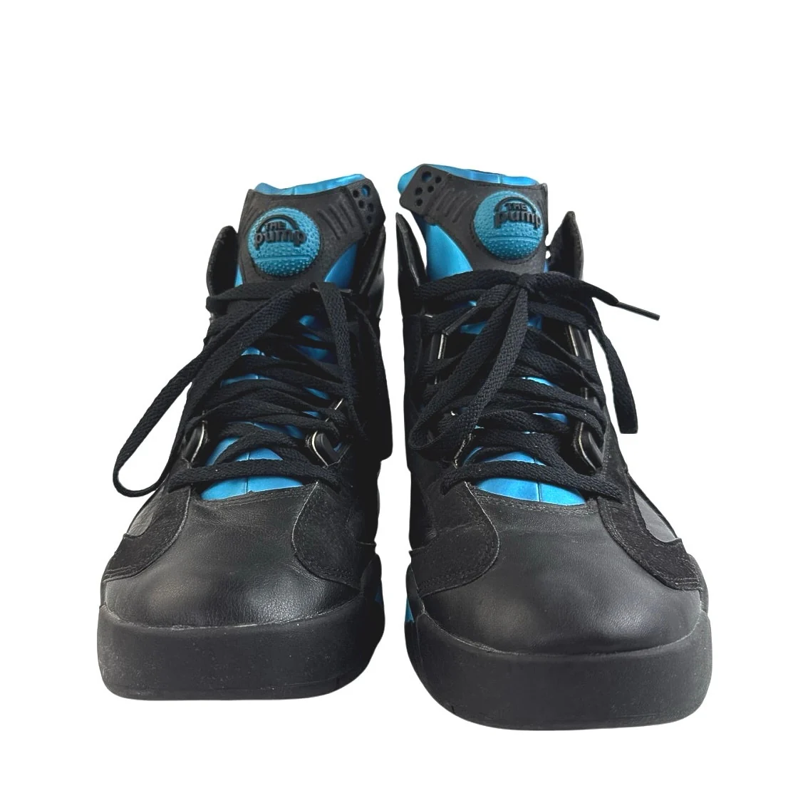 Reebok The Pump Shaq Attaq Black Azure Lace Up Athletic Basketball Shoes Size 11 - Image 2