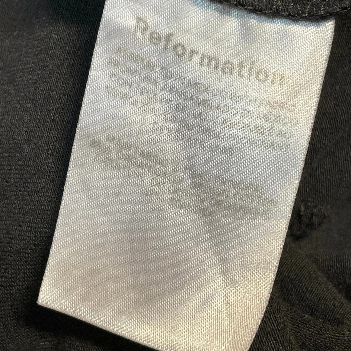 Reformation Alden Black High Cowl Neck Sleeveless Knit Mini Bodycon Dress Sz XS - Image 5