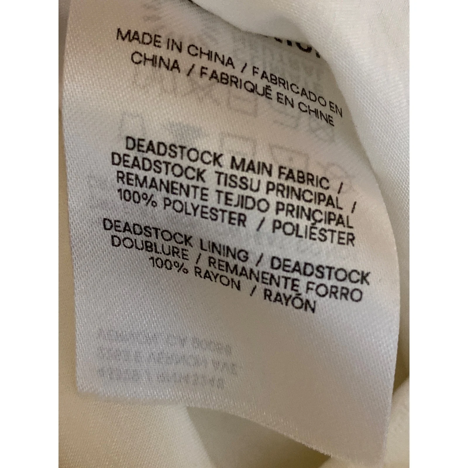 Reformation Giorgia Women's White Floral Sleeveless Bandeau Crop Corset Top Sz 4 - Image 5