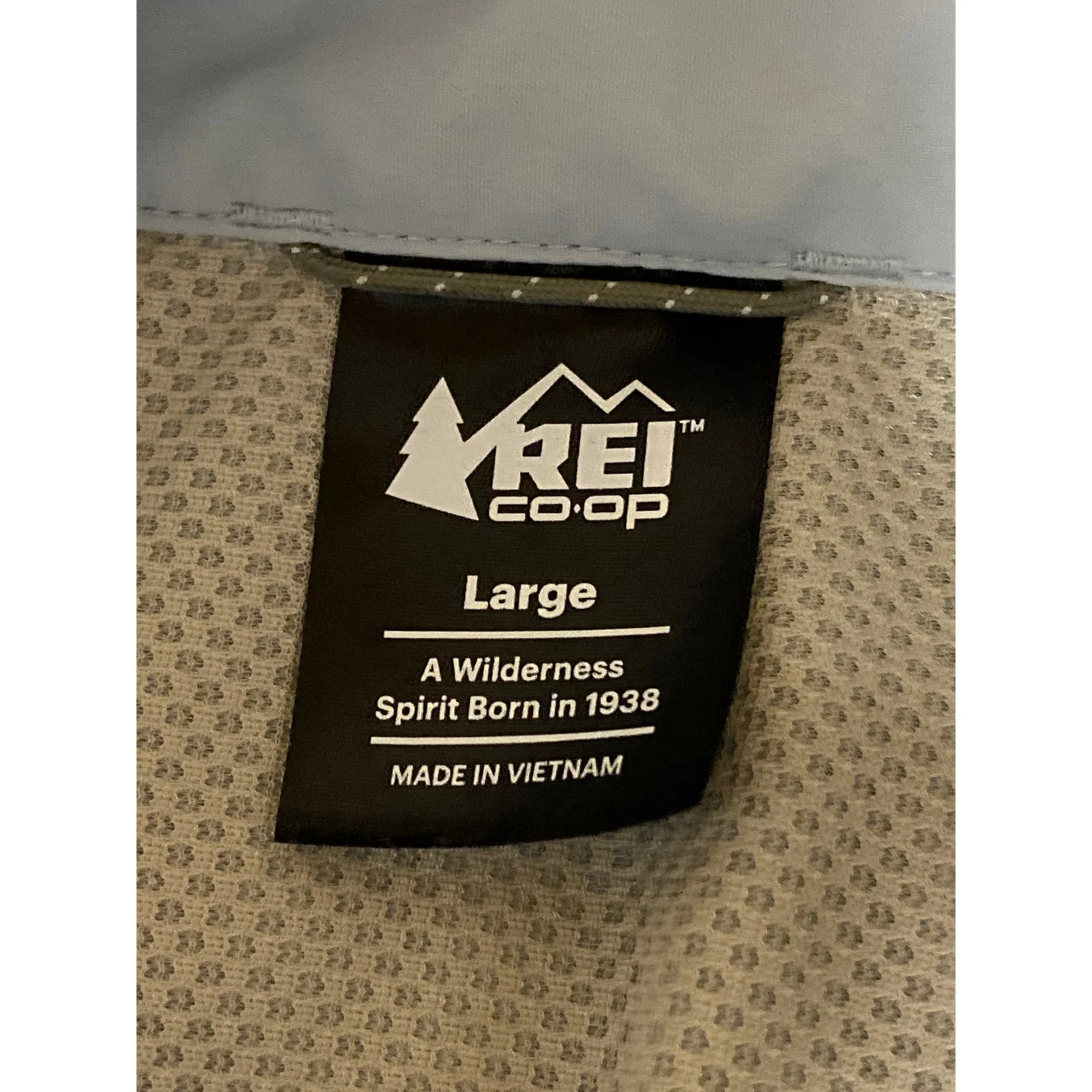 Rei Co-Op Men's Gray Long Sleeve Utility Pocket Button Down Shirt Top Size L - Image 3