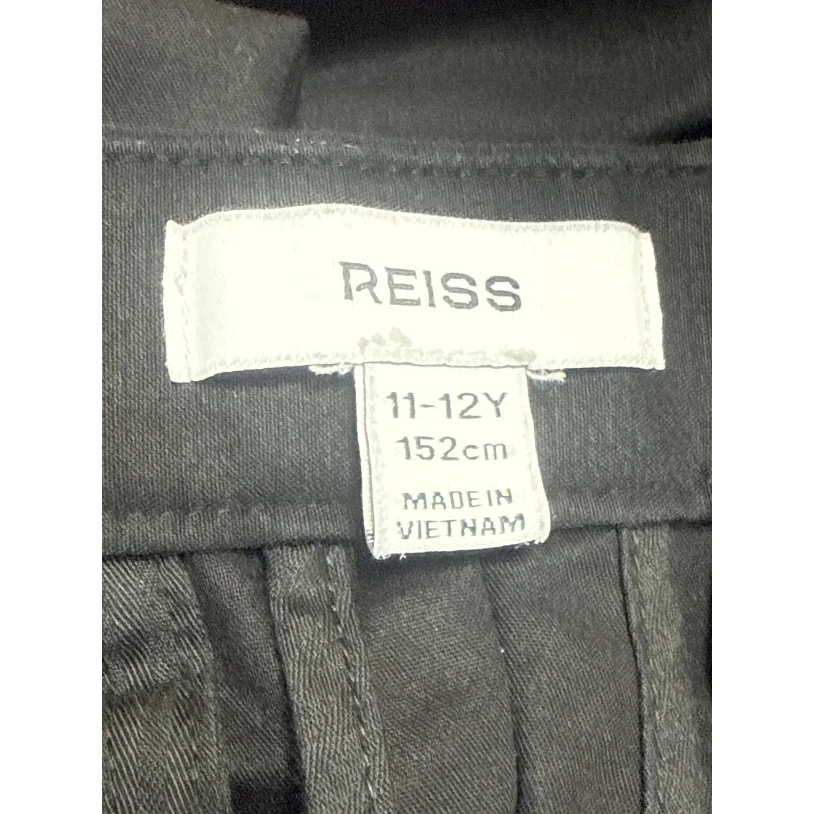 Reiss Kids Girls' Black Mid Waist Classic Skinny Trousers Pants Sz 11-12Y 152cm - Image 4