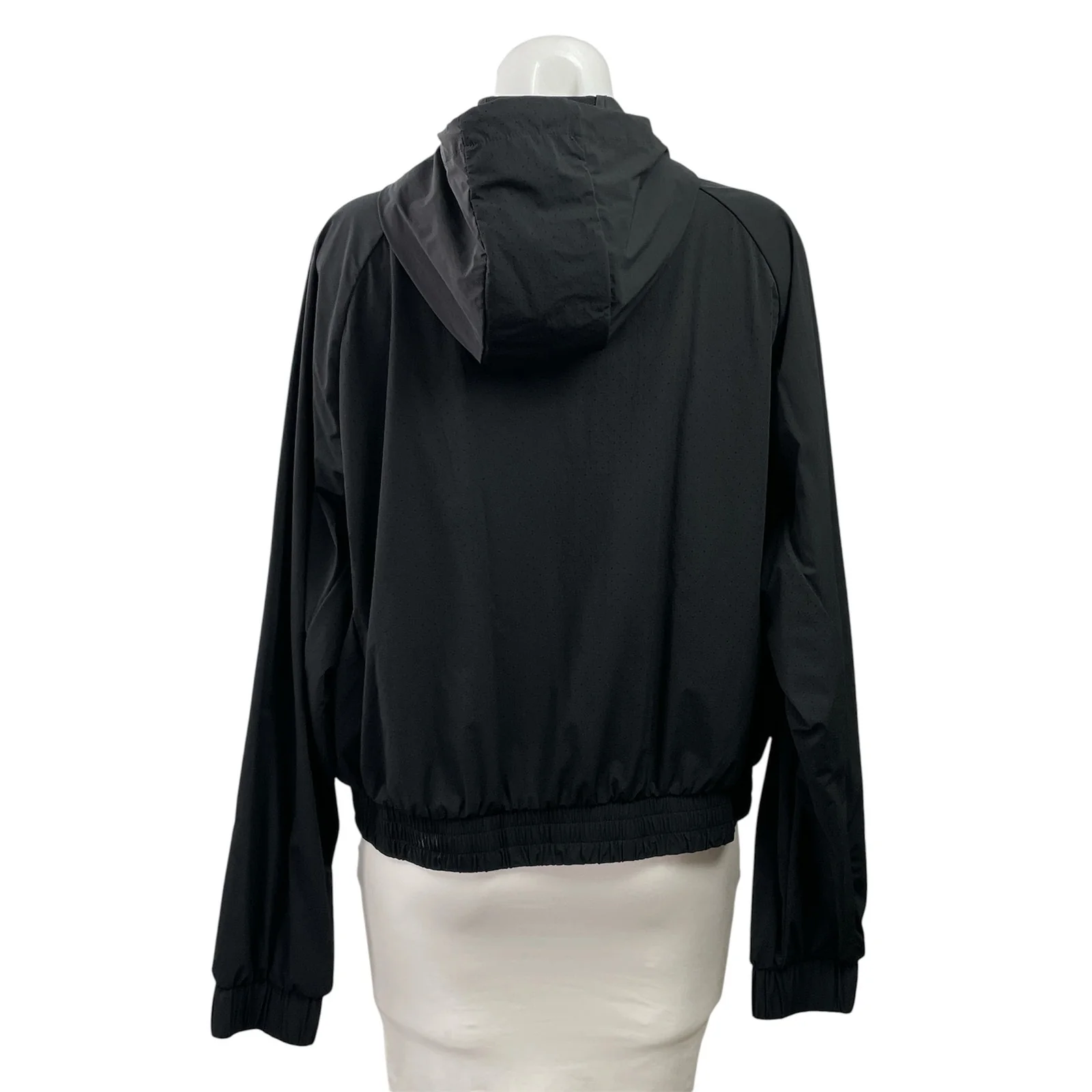 Represent 247 Women's Black Long Sleeve Zip Up Athletic Training Jacket Size 12 - Image 3