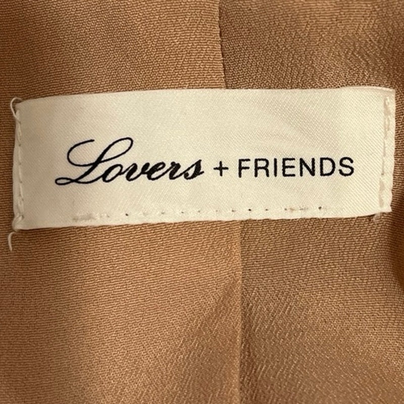 Revolve x Lover + Friends Storm Camel Tan One Button Long Over Coat Jacket Sz S - Image 5