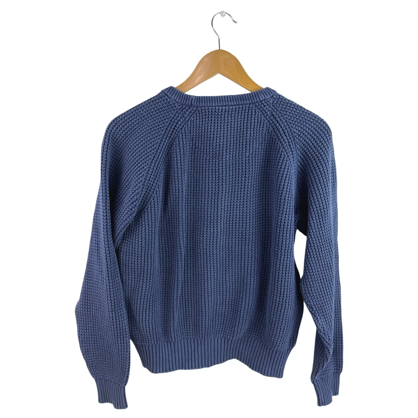 Ringers Western Men's Blue Plaid Lined Cozy Knit Pullover Sweater Top Size 8 - Image 2