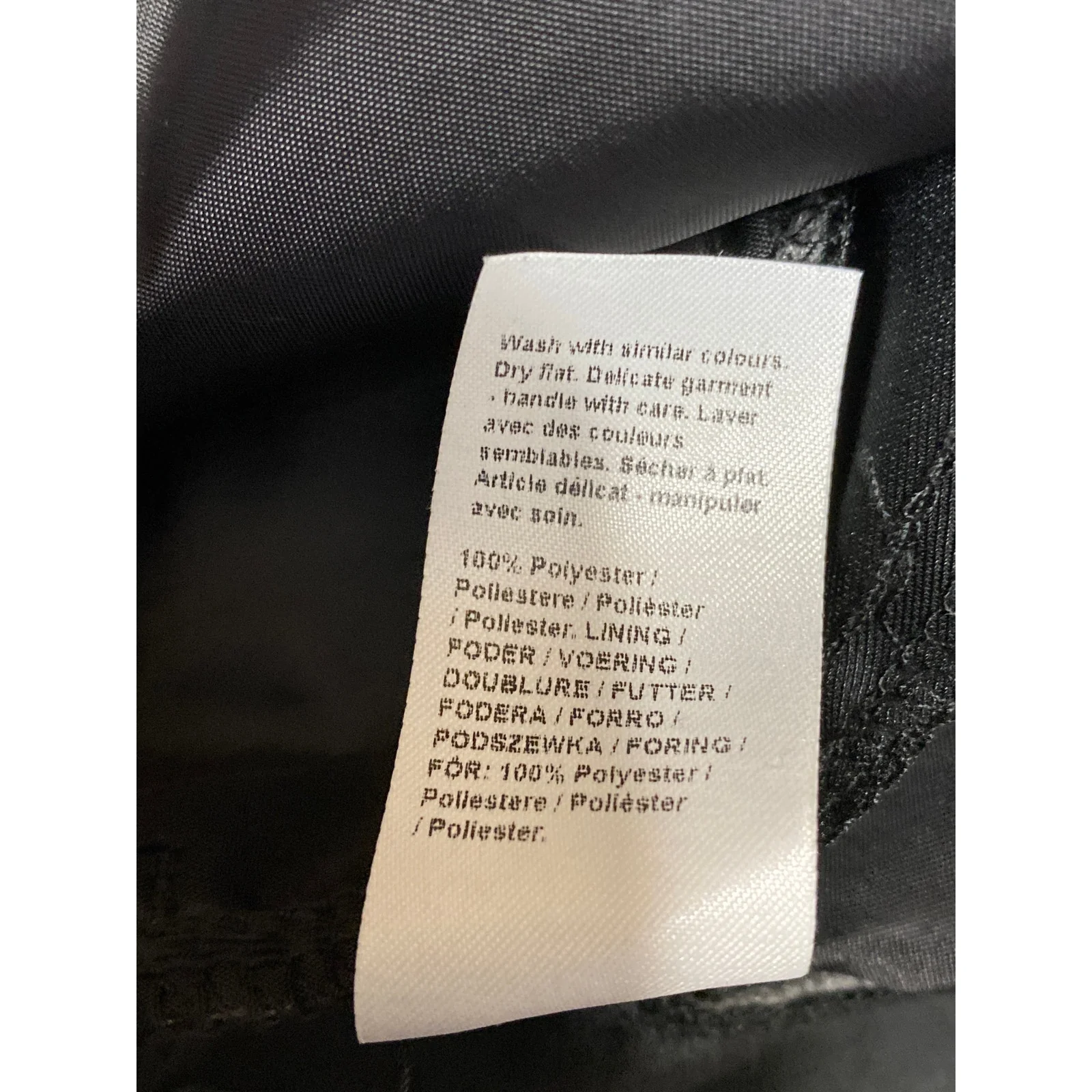 River Island Women's Black Silk Satin High Rise Wide Leg Trousers Pants Size 20 - Image 5