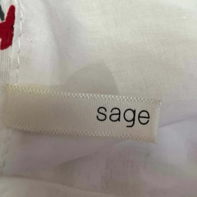 Sage White Floral Sleeveless Flutter Sleeve Lace-up Ruched Mini Bodycon Dress S - Image 4
