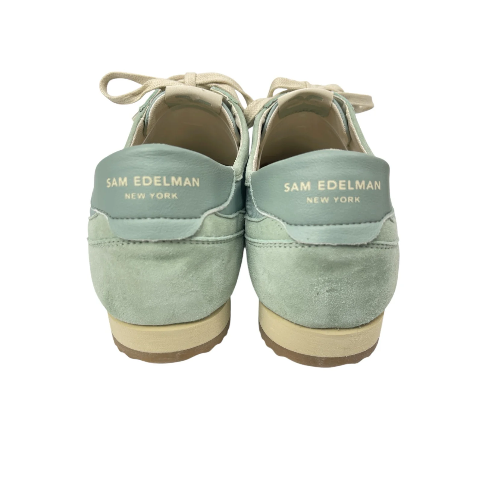 Sam Edelman Ivey Men's Green/White Lace Up Round Toe Athletic Sneakers Shoes 12 - Image 3