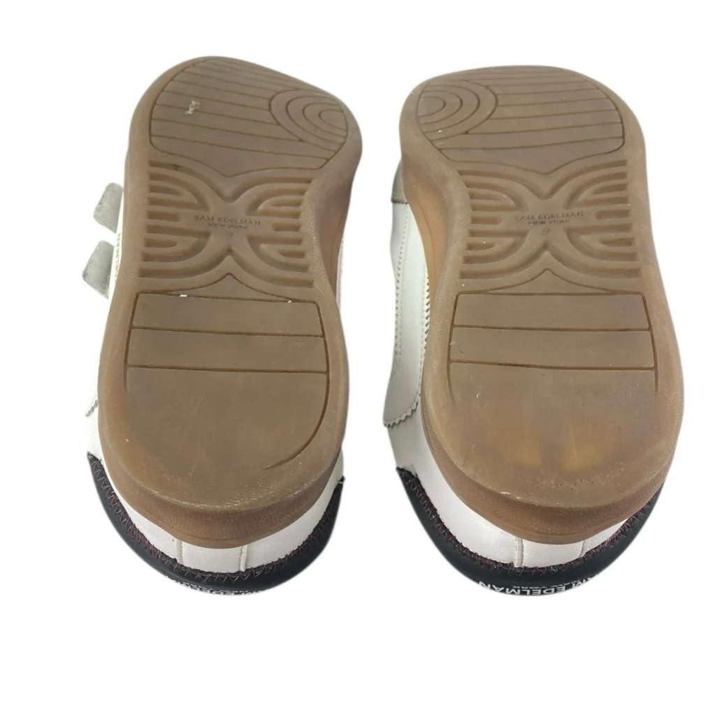 Sam Edelman Talia Women's White Velcro  Double-strap Low Top Sneakers Shoes 9 - Image 3