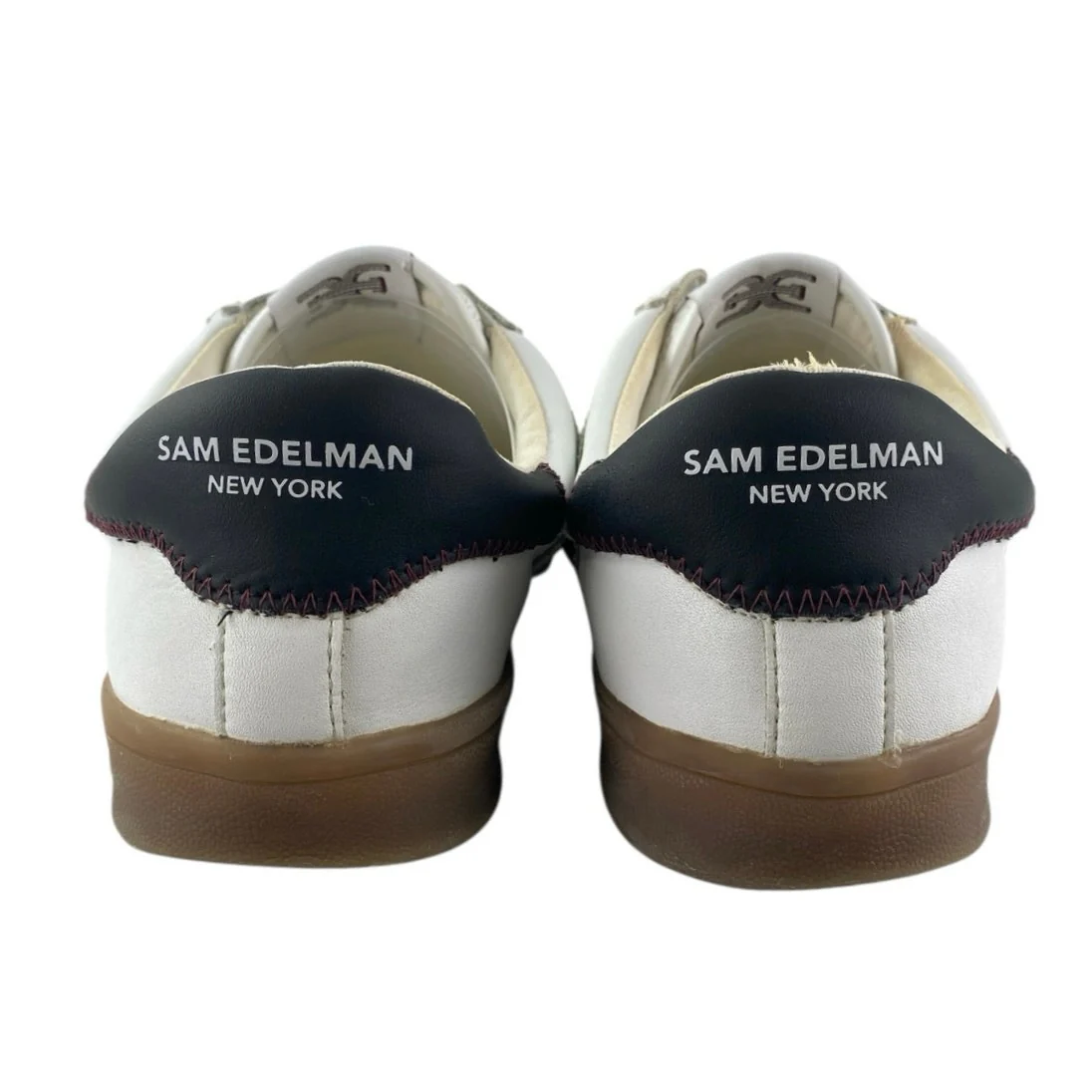 Sam Edelman Talia Women's White Velcro  Double-strap Low Top Sneakers Shoes 9 - Image 5