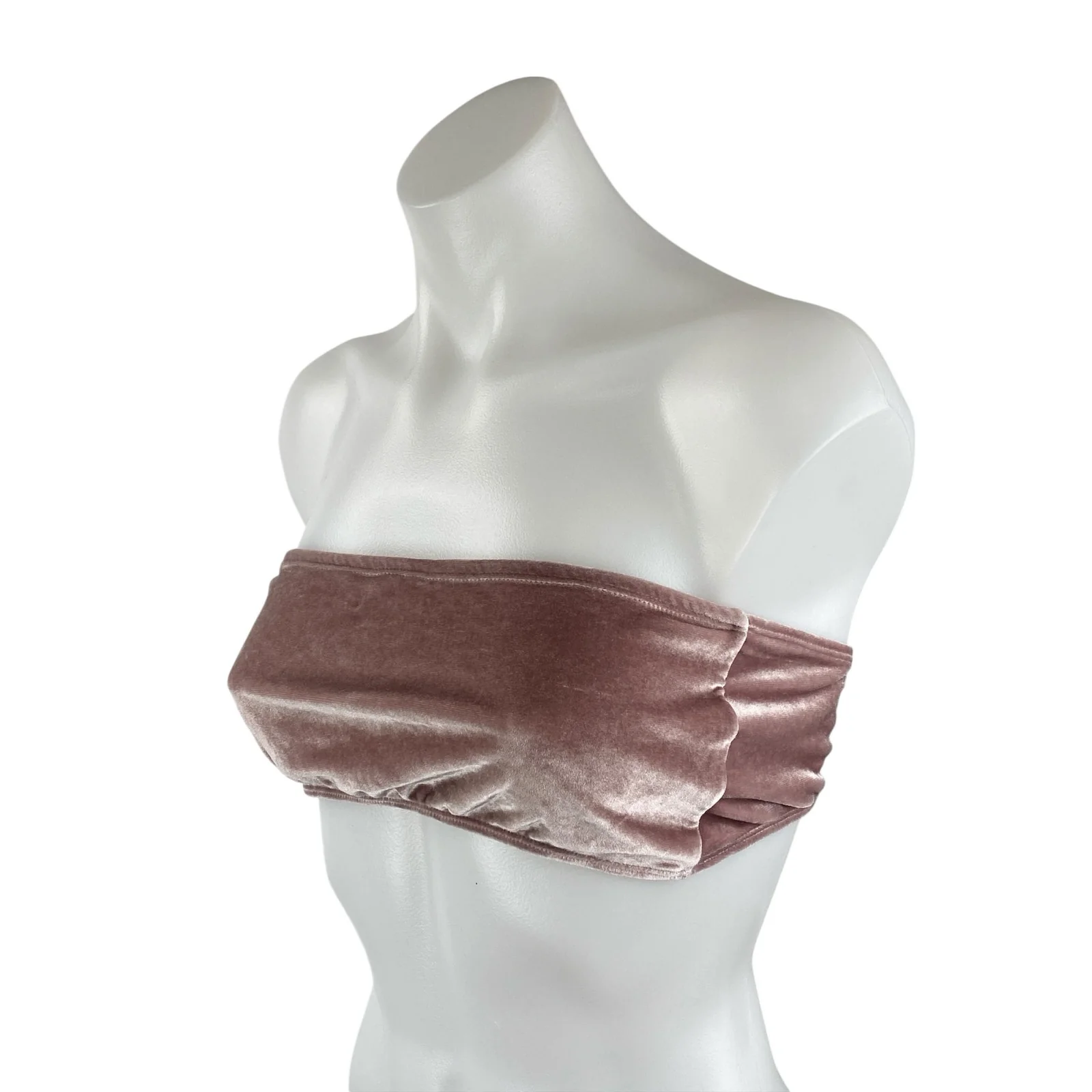 Sauipe Velvet Velour Giovanna Bandeau Tube Jenna Bikini Summer Swimwear Set Sz M - Image 2