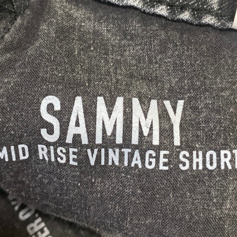 Ser.O.Ya Sammy Black Distressed Mid Rise Vintage Denim Jeans Bermuda Shorts 30 - Image 6