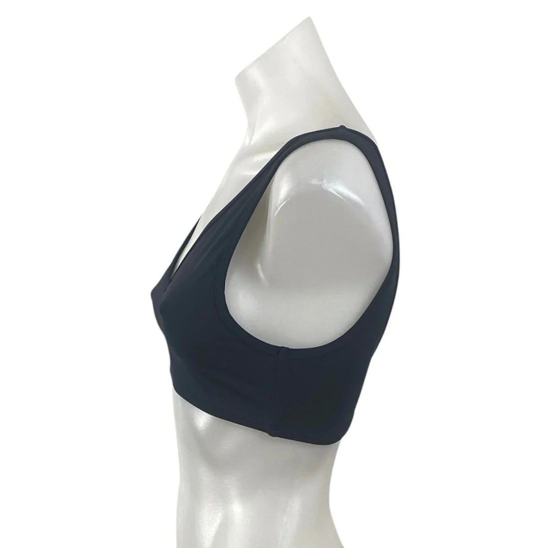 Set Active Black Backless Gym Yoga Workout Athletic Sports Bra Crop Top Size S - Image 2