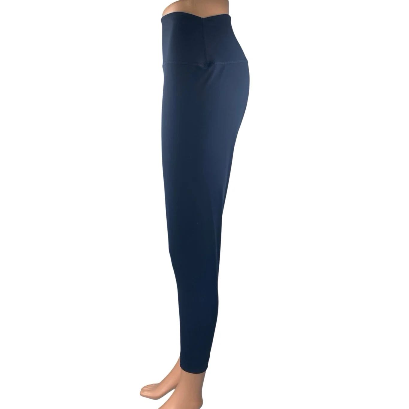 Set Active Women's Blue Skinny Leg High Waist Fitness Workout Leggings Pants XL - Image 2