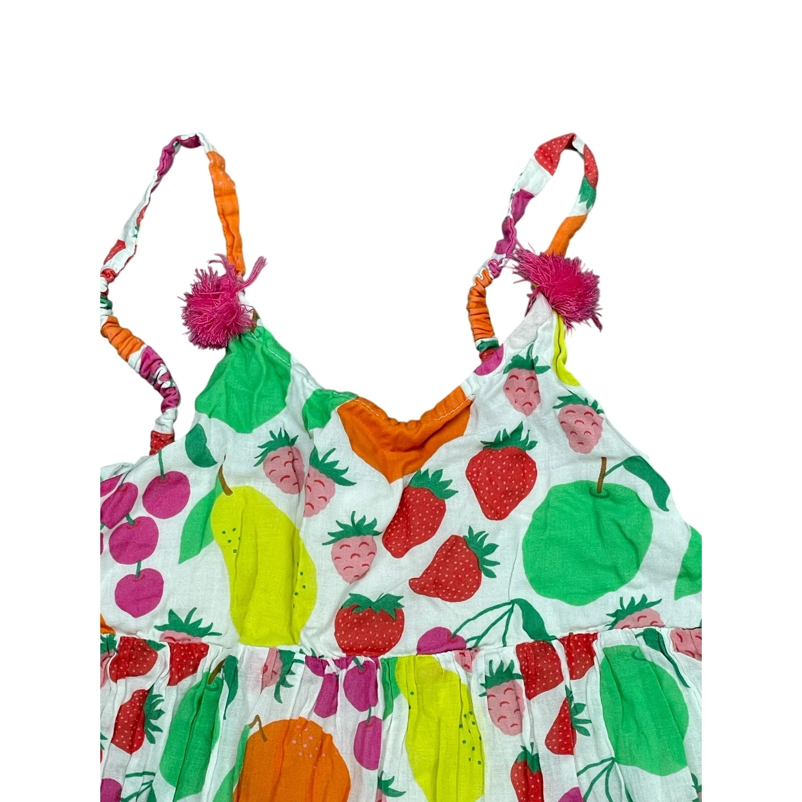 Set of 3 Kids Girls Boden Zara Floral Strawberry Long Sleeve Dress Size 9-10Y - Image 10