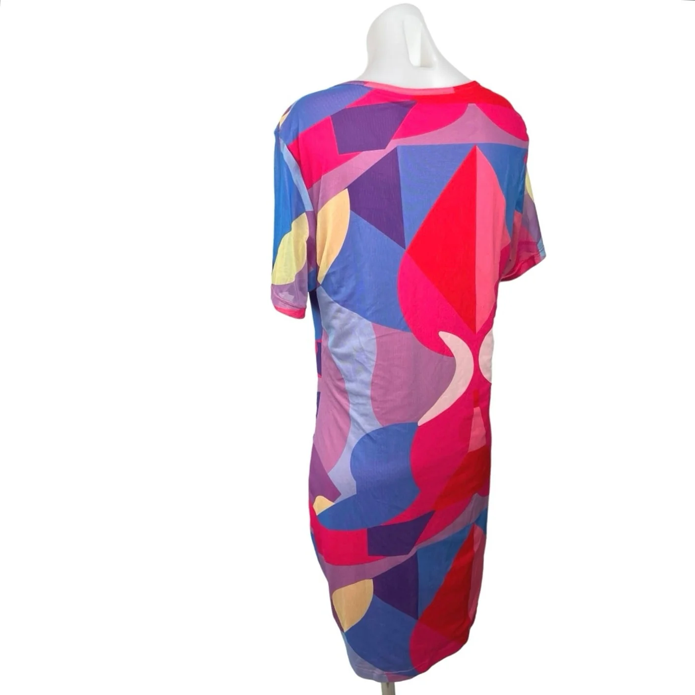 Shein Curve Women's Short Sleeve Crew Neck Pullover A-Line Midi Dress Size 2XL - Image 2