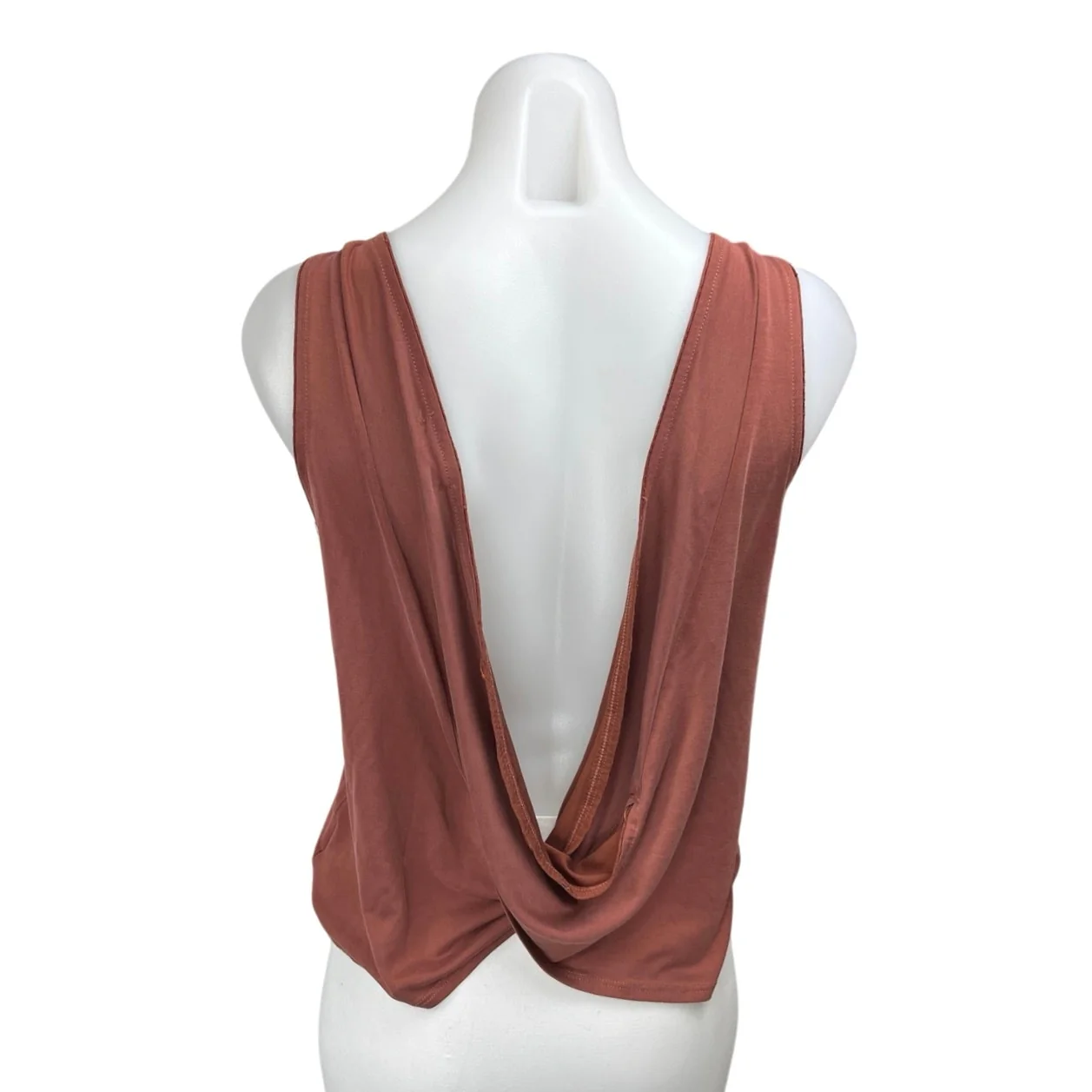 Silence + Noise Women's Brown Knit Sleeveless Backless Cami Camisole Tank Top S - Image 2