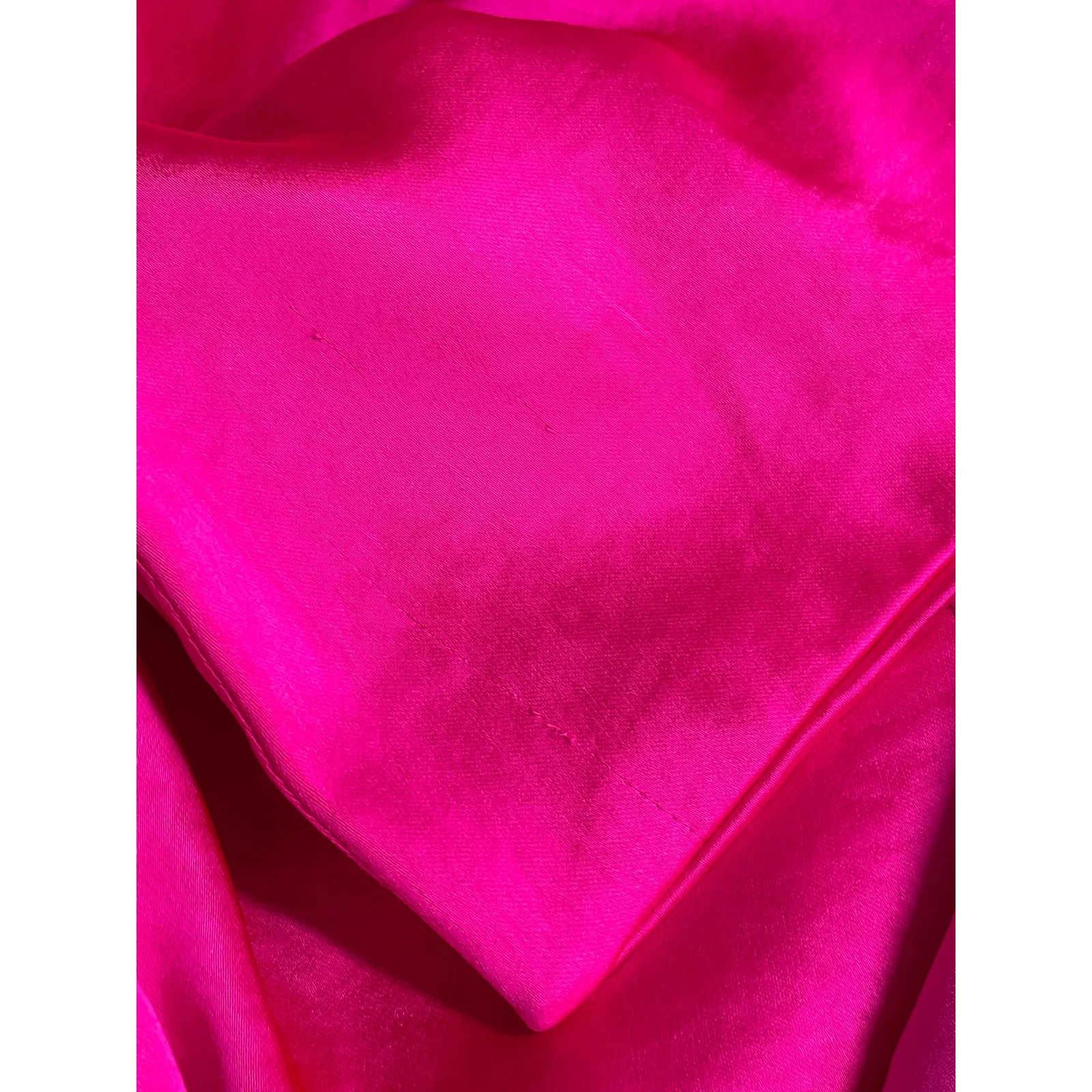 Skies are Blue Pink Silk Satin Double Breasted Long Sleeve Blazer Mini Dress M - Image 7