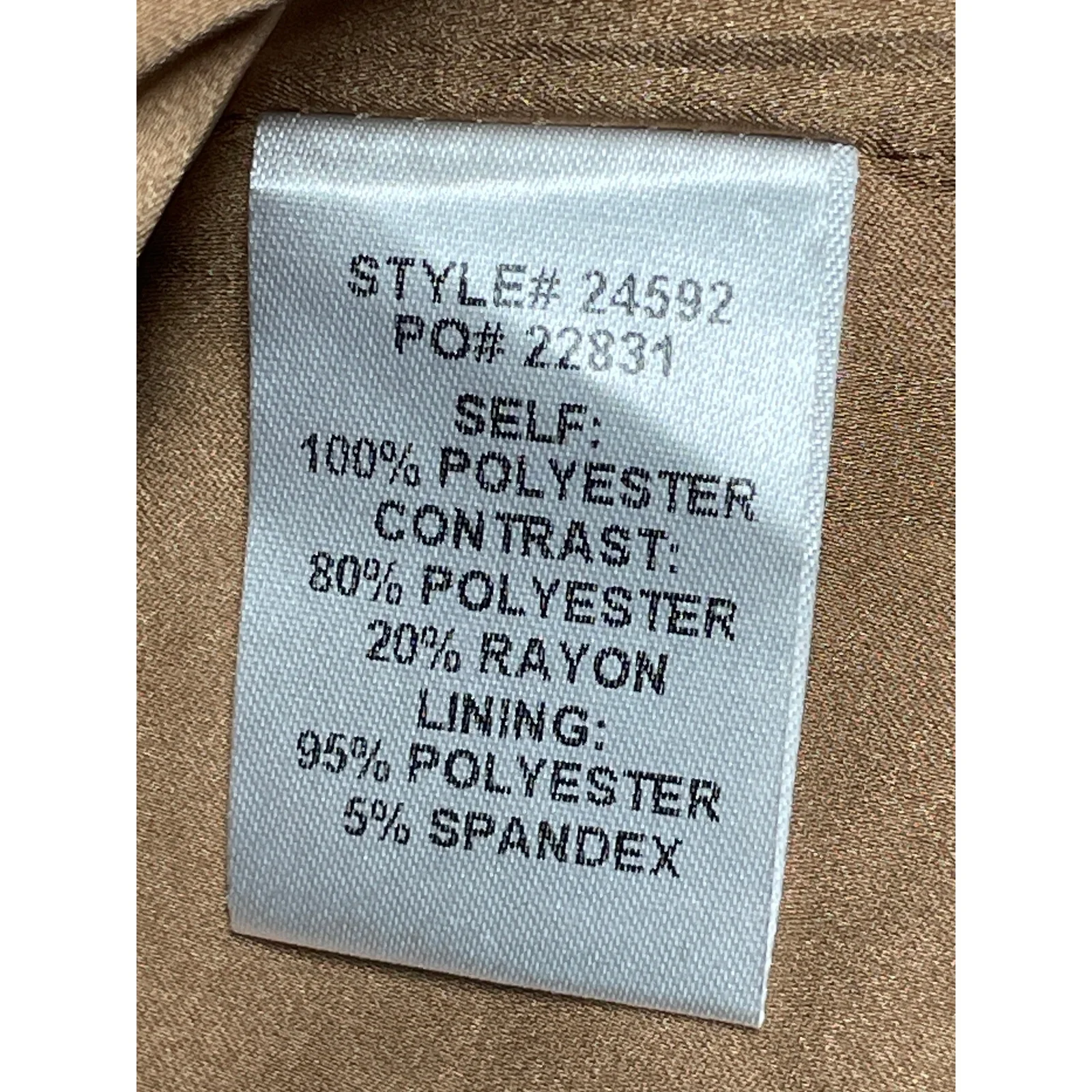 Skies Are Blue Women's Gray Herringbone Long Sleeve Button Up Coat Jacket Size L - Image 6
