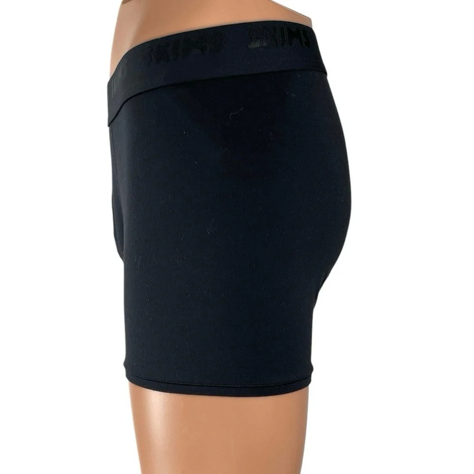 Skims Men's Black Athletic Activewear Boxer Brief Bodycon Shapewear Underwear L - Image 2