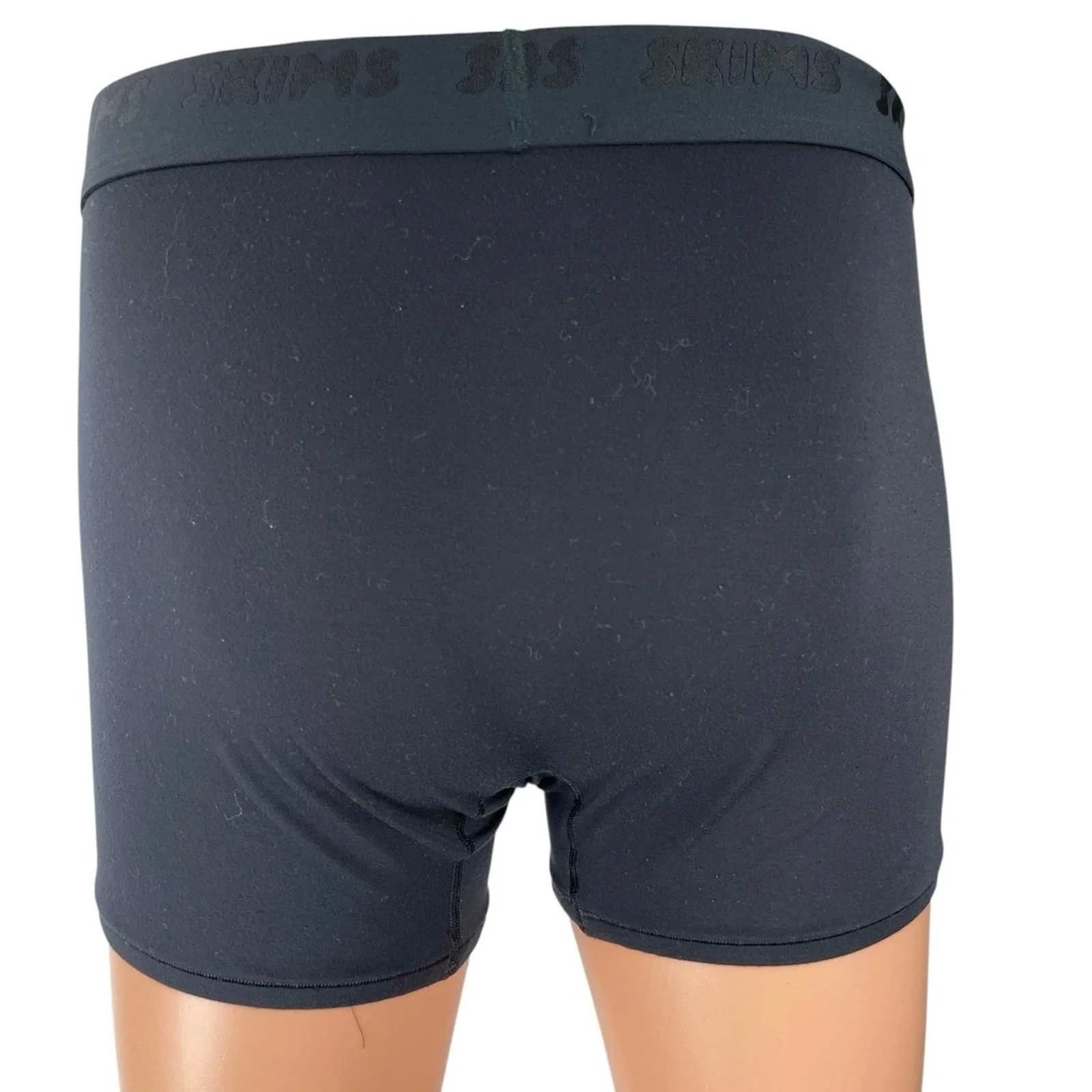 Skims Men's Black Athletic Activewear Boxer Brief Bodycon Shapewear Underwear L - Image 3