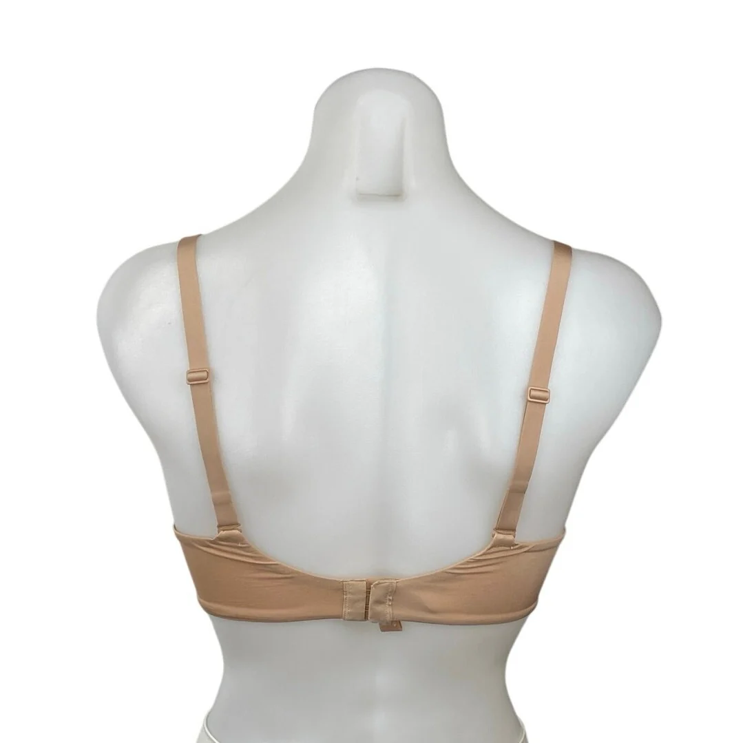 Skims Weightless Nude Tan Medium Coverage Adjustable Underwire Demi Bra 32DD - Image 3