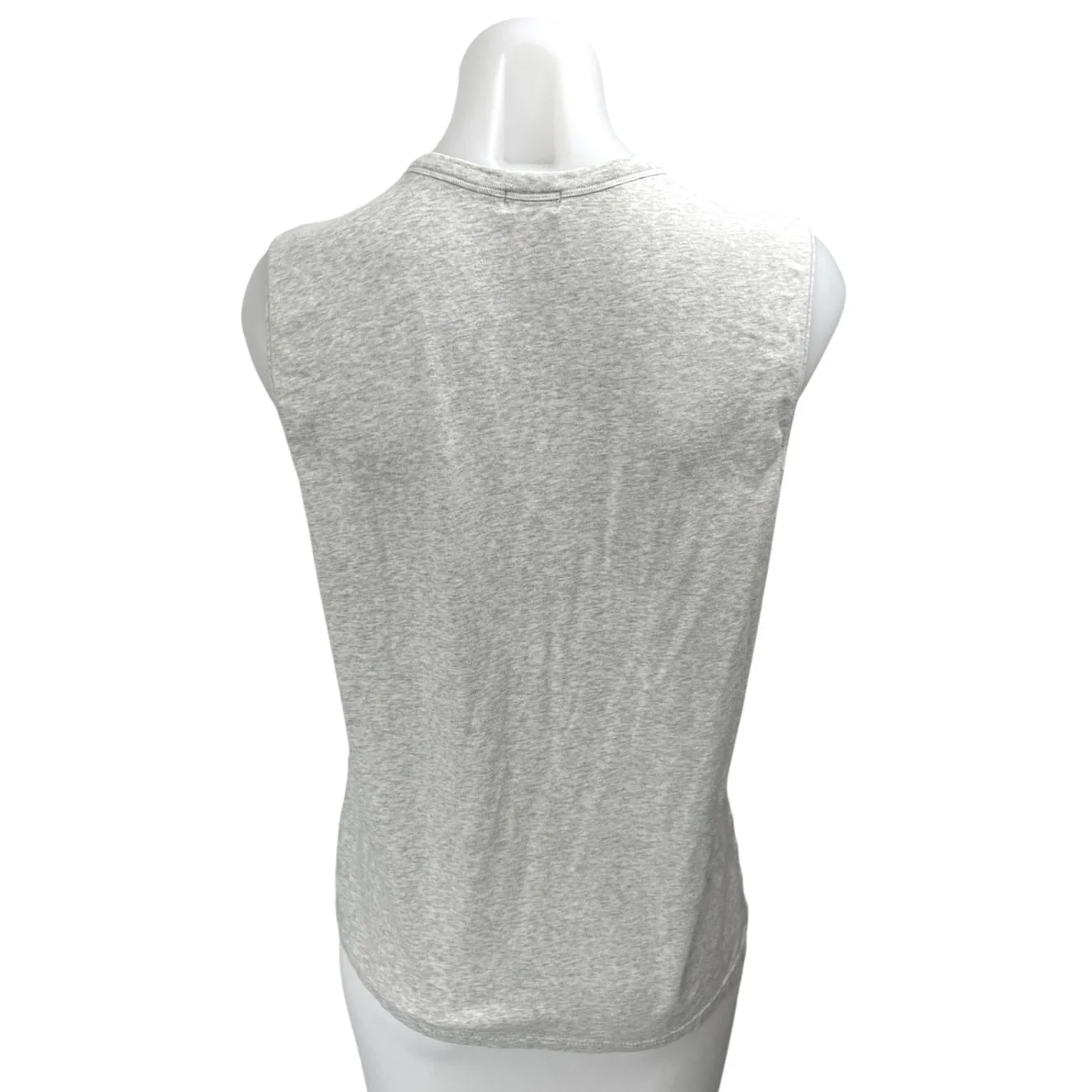 Skims Women's Gray Sleeveless Knit Activewear Fitness Gym Muscle Tee Tank Top XS - Image 2