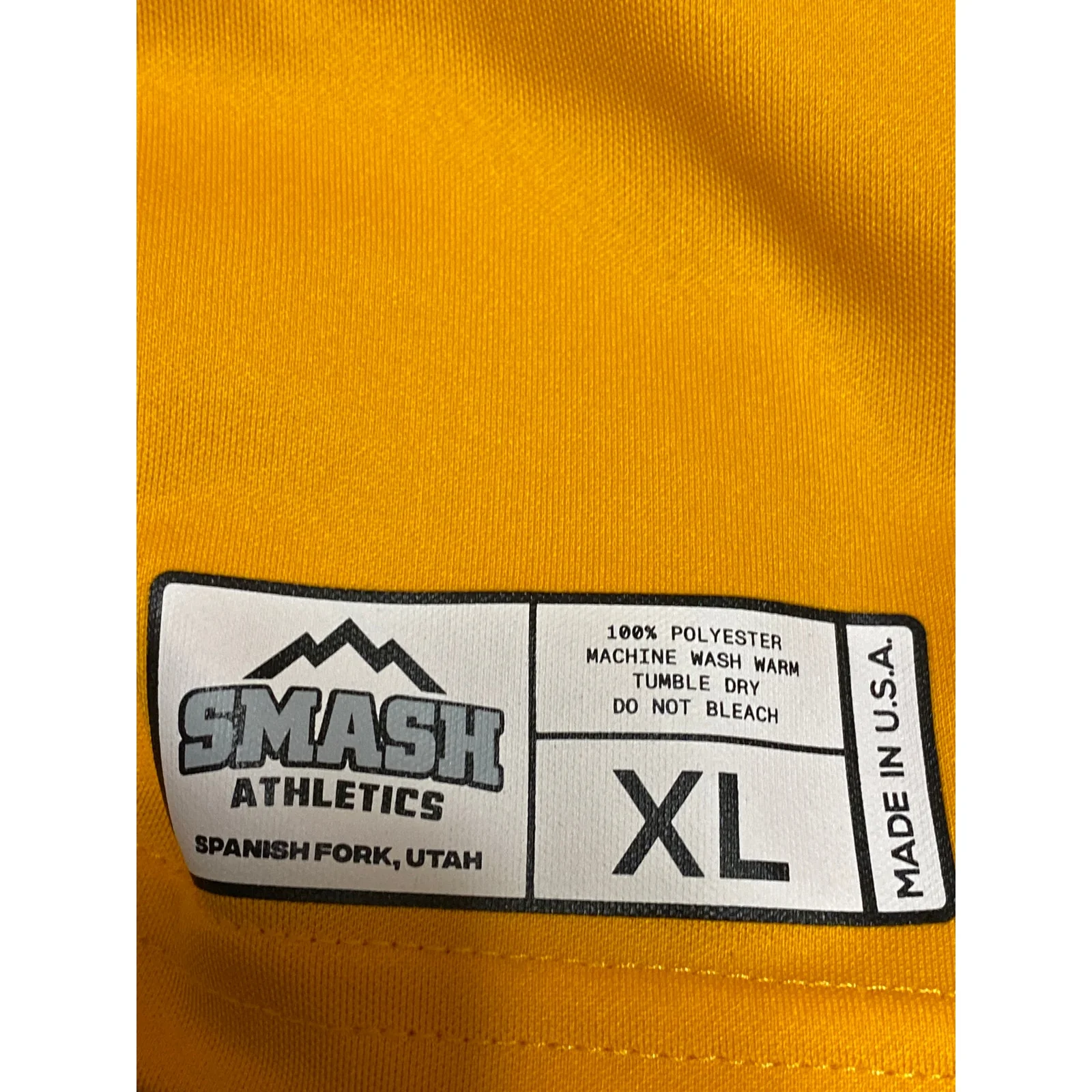 SMASH Athletics Men's Red Yellow NYC Basketball 30 Reversible Jersey Tank Top XL - Image 7