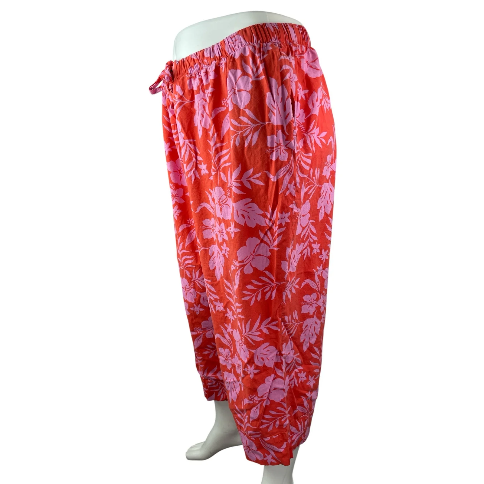 Sonoma Goods for Life Women's Tropical High Rise Wide Leg Pajama Sleepwear 3XL - Image 2
