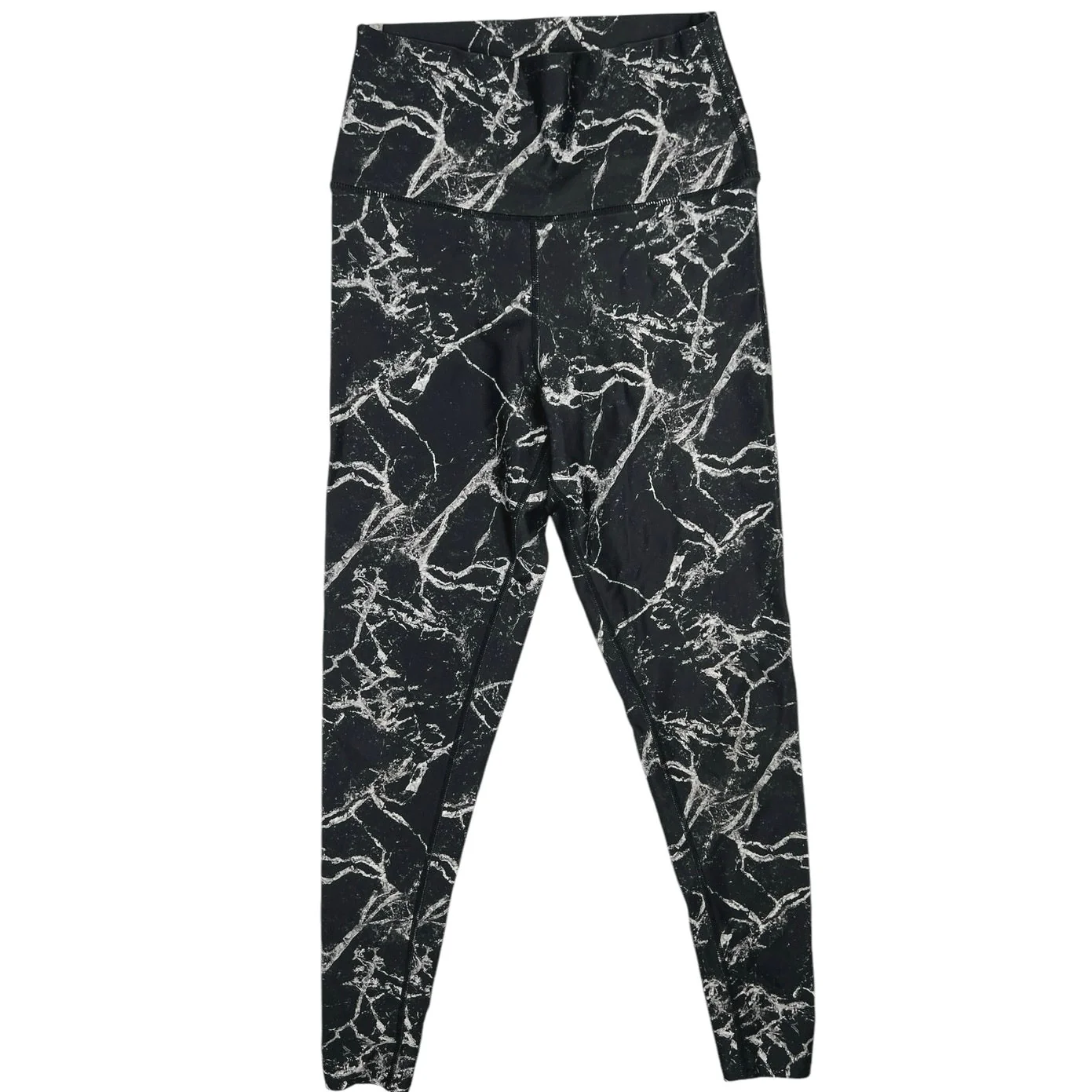 Soul Black White Marble Racerback Yoga Athletic Sports Bra Leggings Pants Set S - Image 4