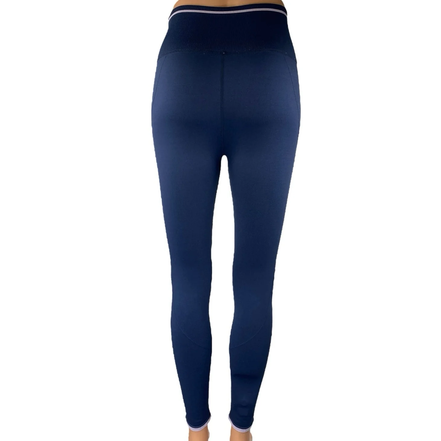 Soul Women's Blue High Waist Skinny Activewear Yoga Trousers Leggings Pants Sz S - Image 3