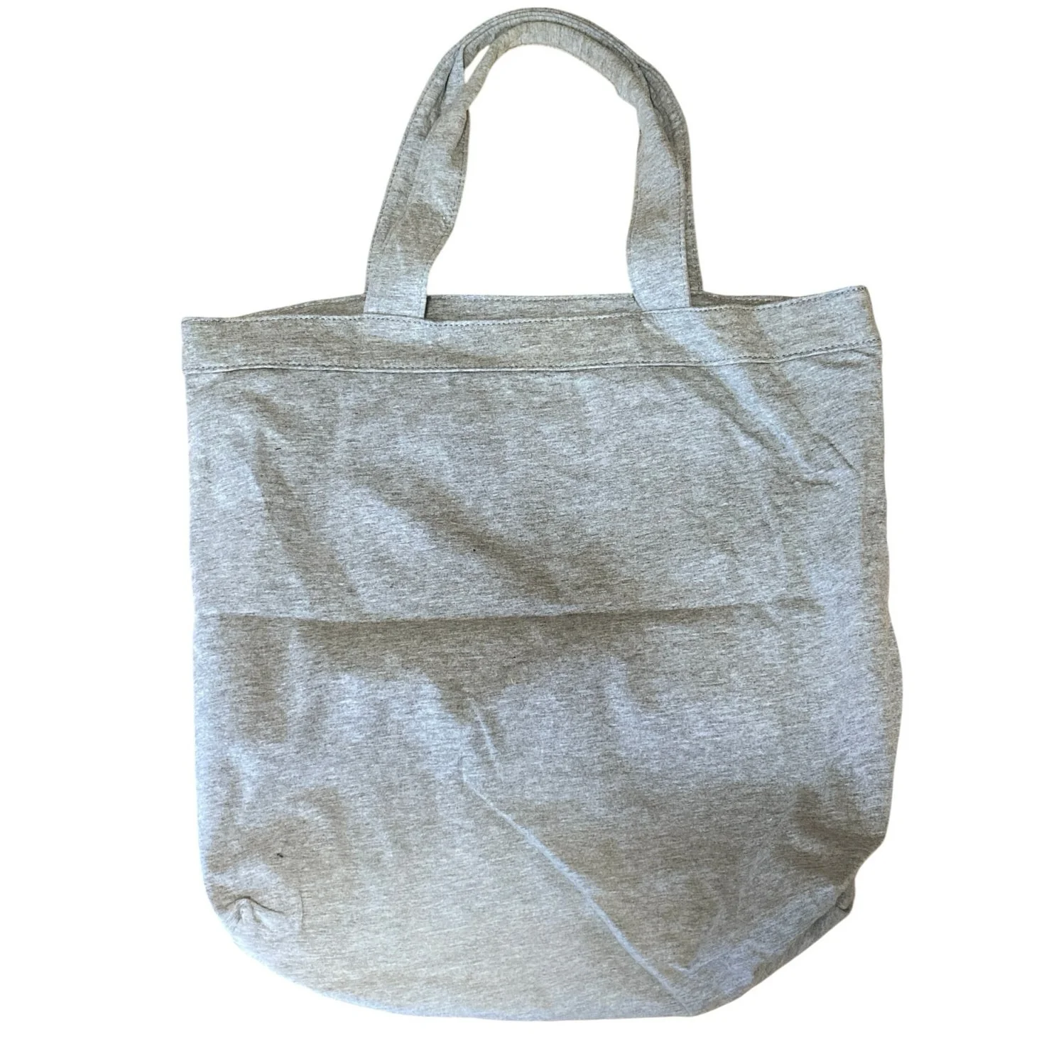 Soulcycle Women's Gray NY Logo Print Canvas Pocket Laptop Tote Handbag Size OS - Image 2