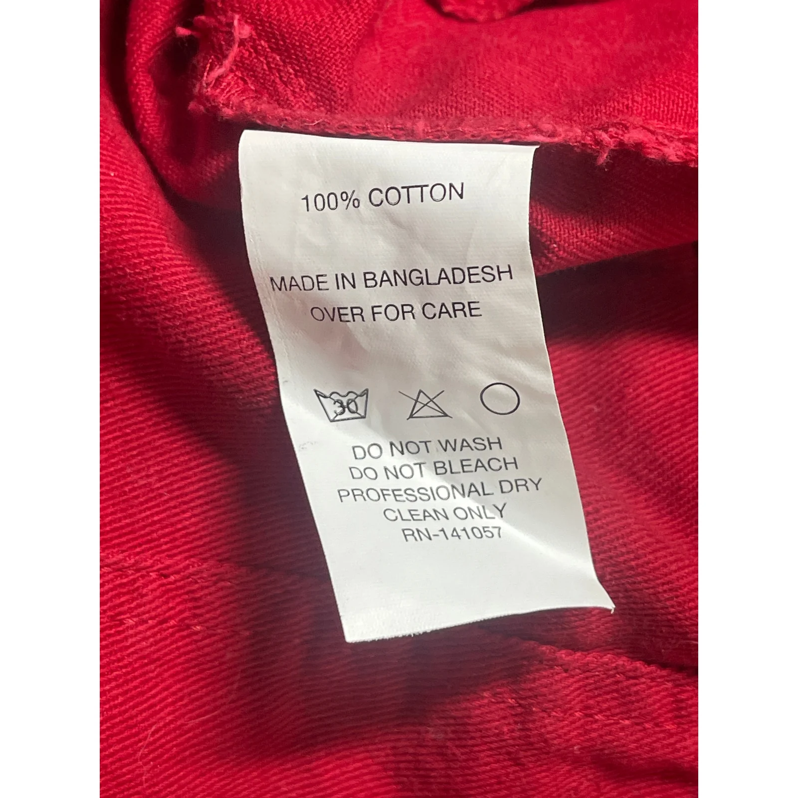 Southpole Men's Red Embroidered Long Sleeve Button Up Shirt Shacket Jacket Sz M - Image 7