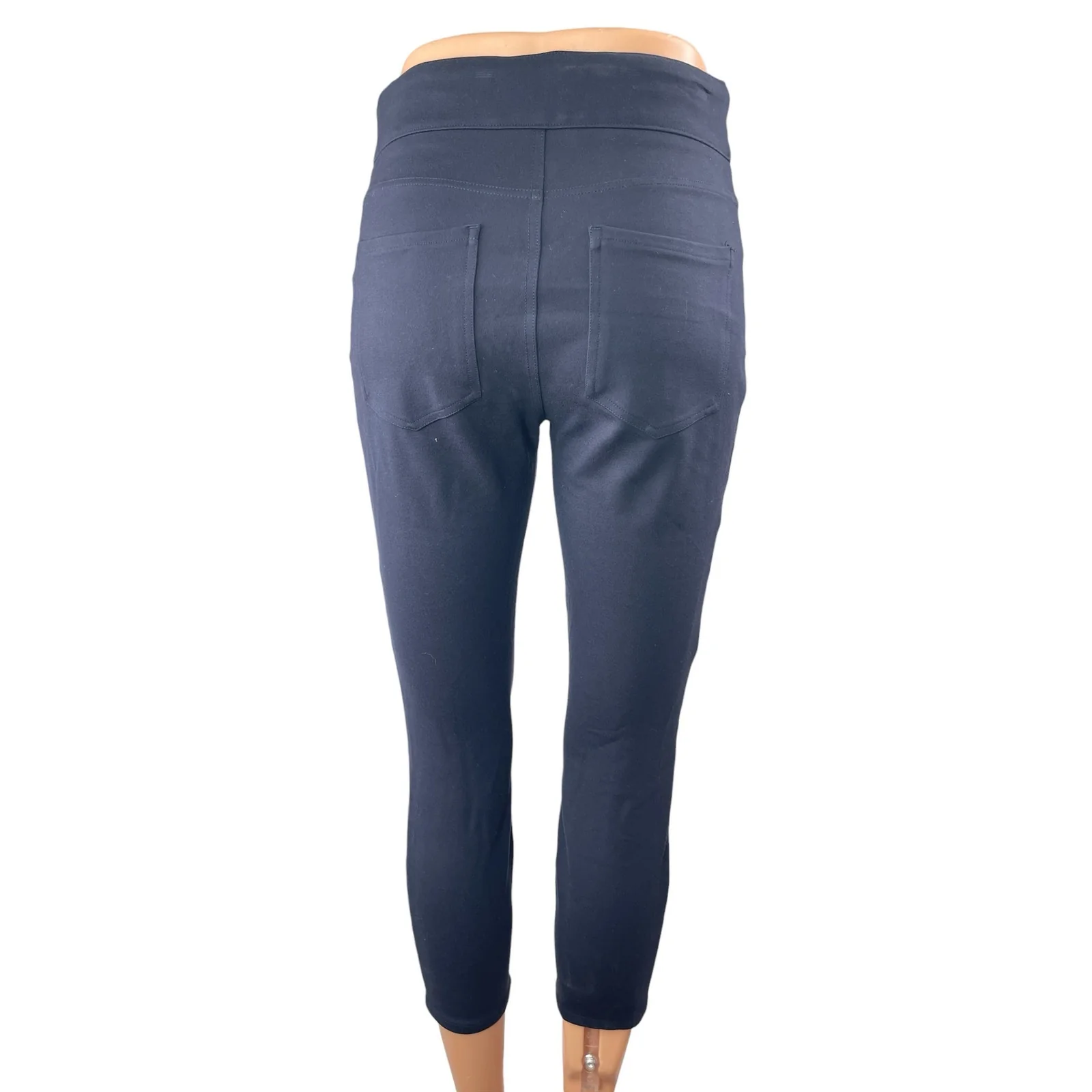 Spanx Black Capri High Rise Skinny Yoga Athletic Activewear Leggings Pants Sz S - Image 2