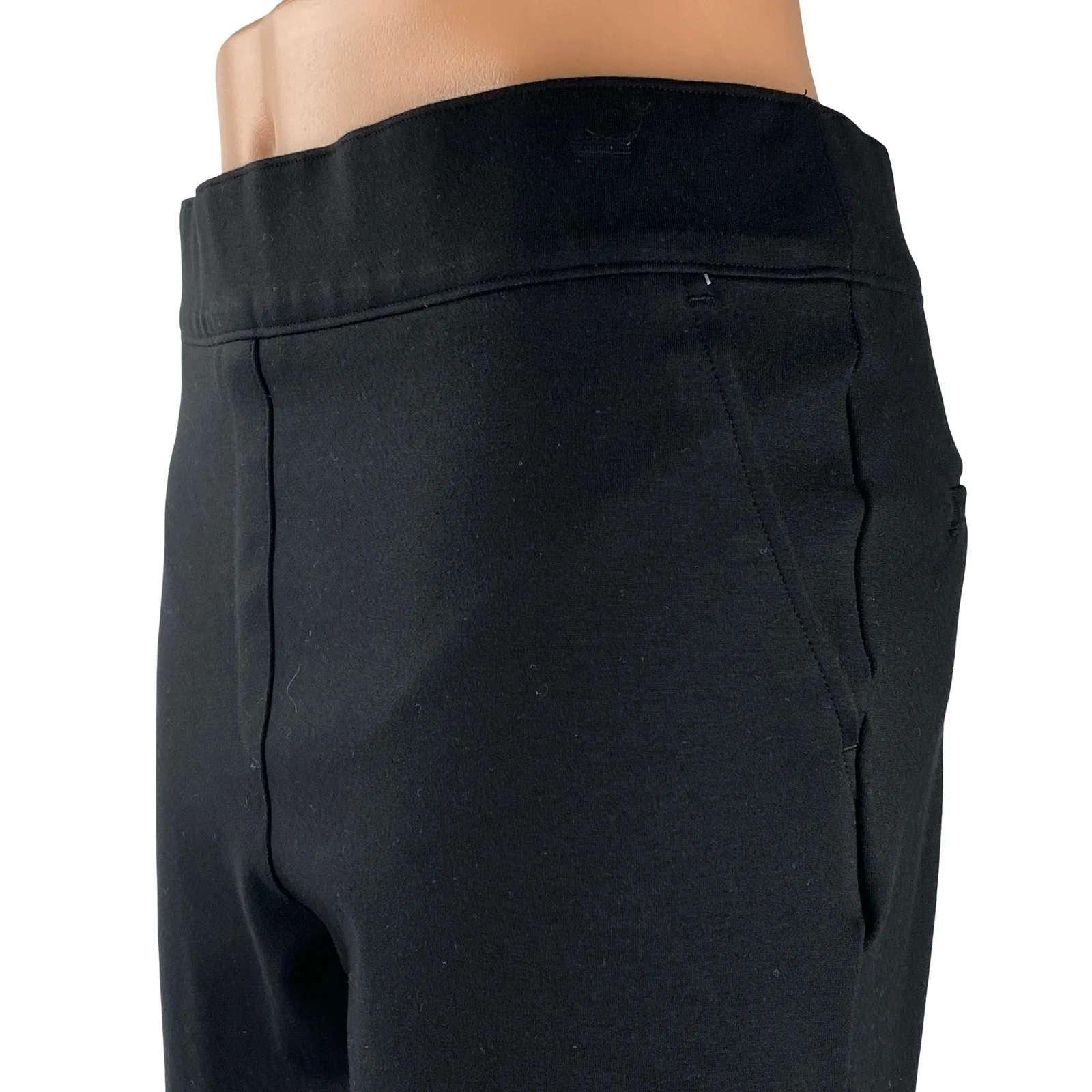 Spanx Perfect Women's Black Yoga Gym Athletic Activewear Flare Trousers Pants L - Image 2