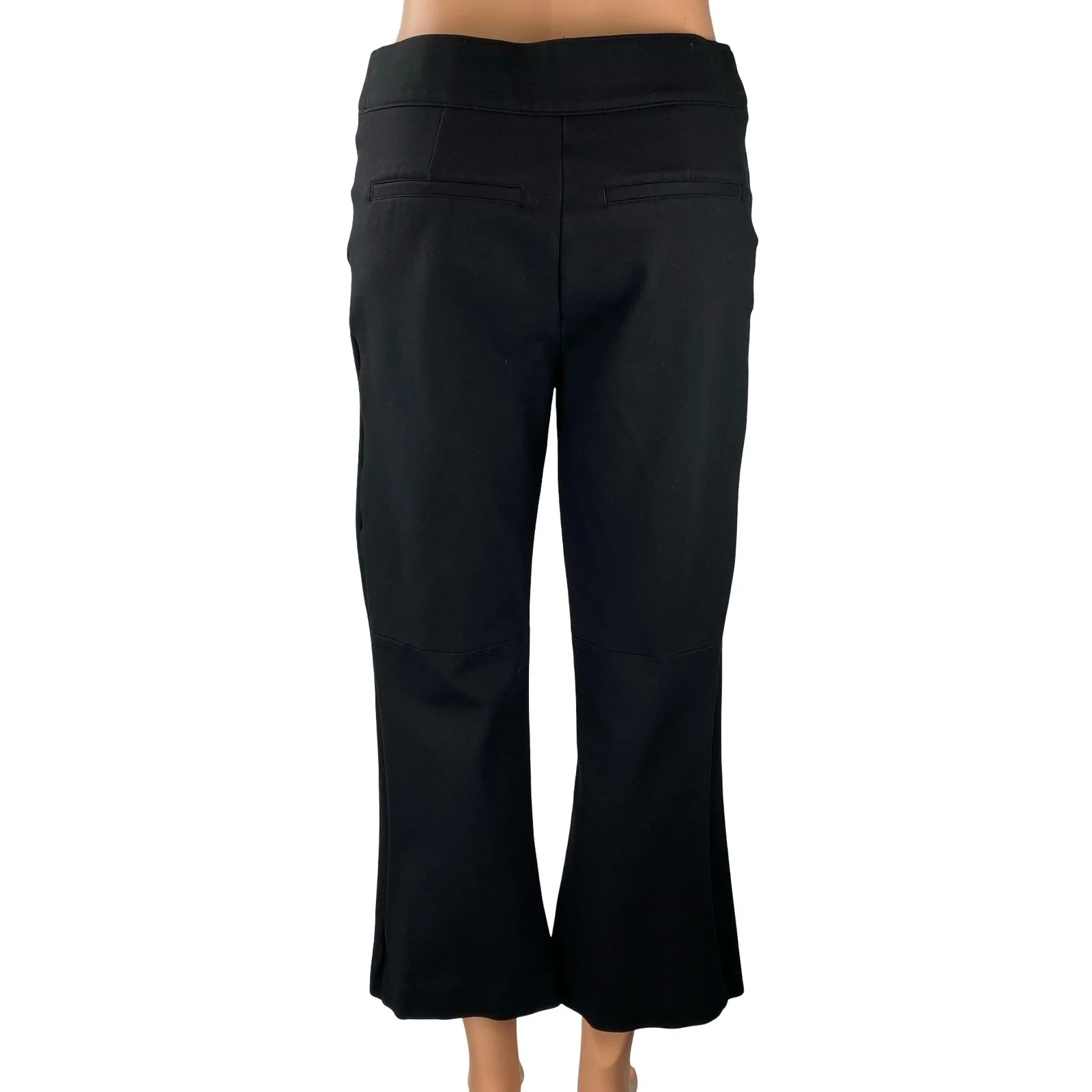 Spanx Perfect Women's Black Yoga Gym Athletic Activewear Flare Trousers Pants L - Image 4