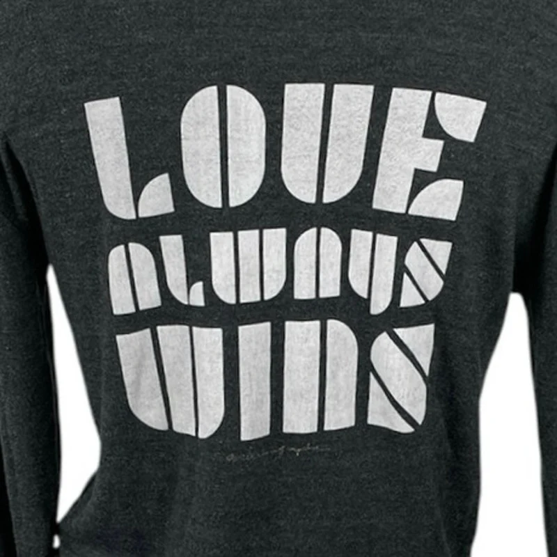 Spiritual Gangster Savasana Gray Graphic Long Sleeve Sweater Sweatshirt Top XS - Image 4