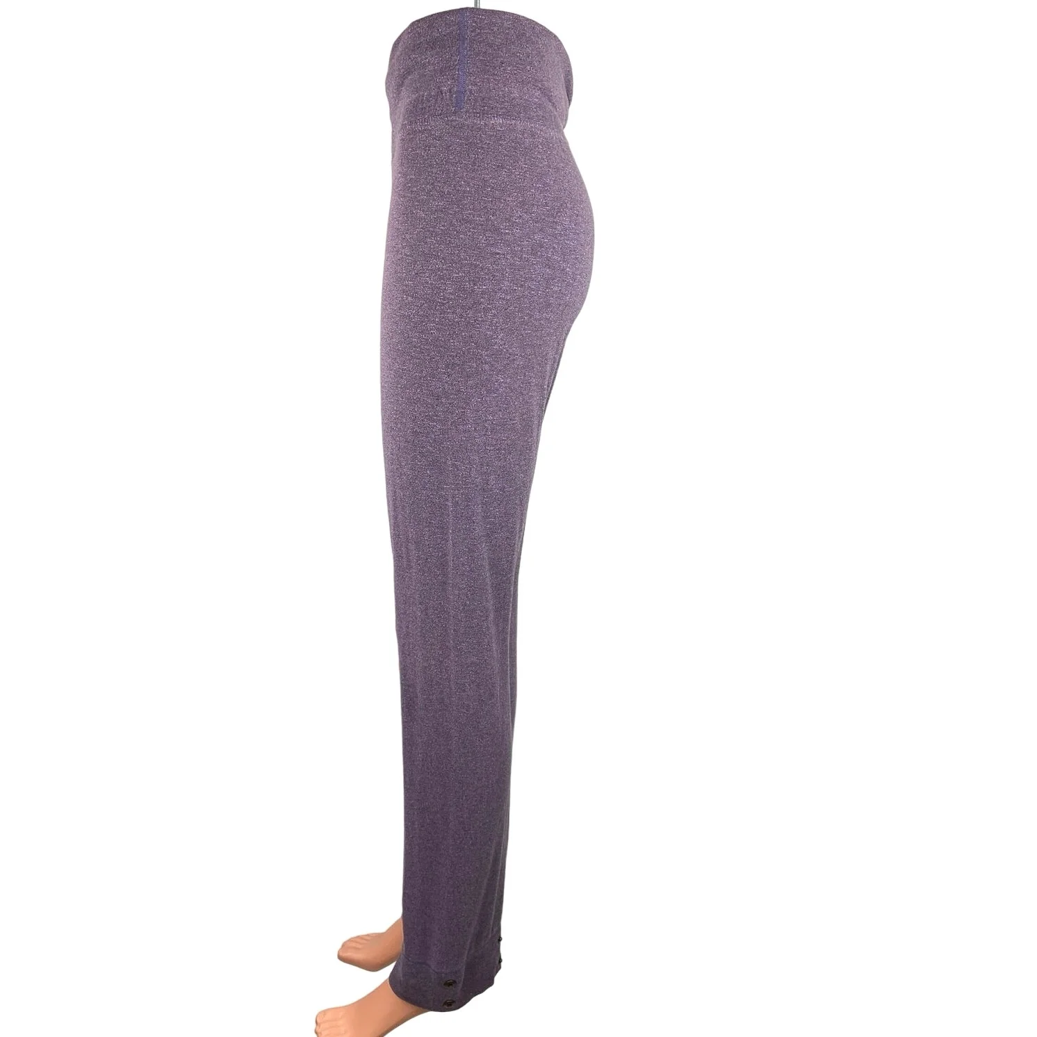 Splendid Purple Super High Waist Stretch Pull On Ankle Leggings Yoga Pants Sz XS - Image 2