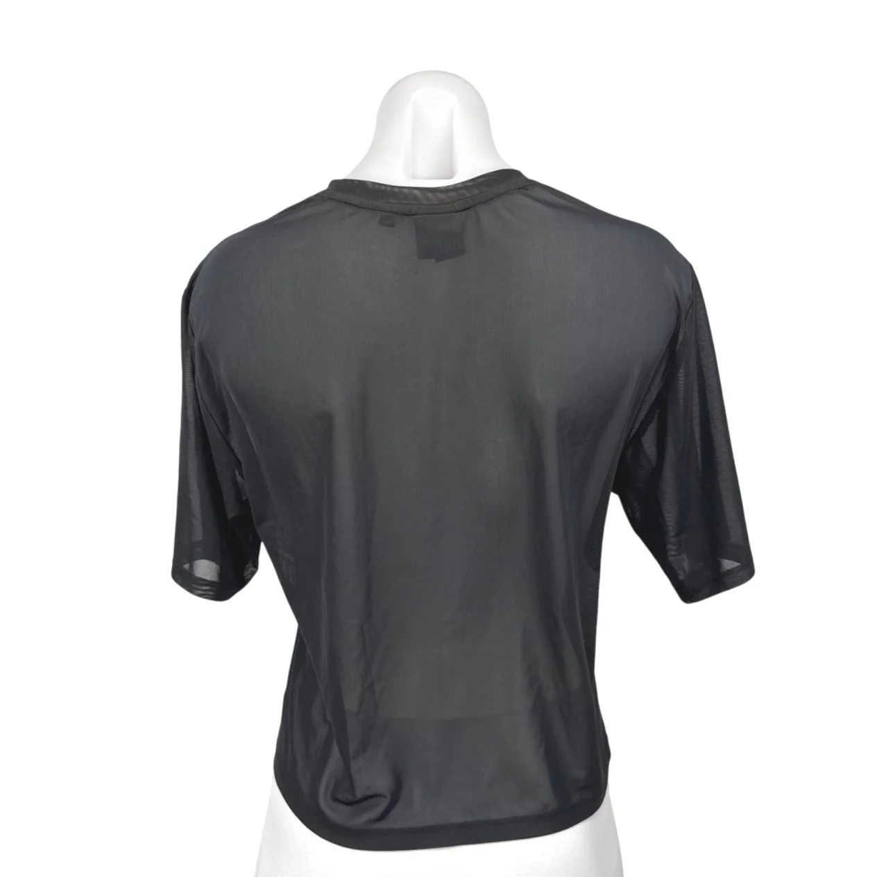 Spyder Active Women's Black Mesh Sheer Short Sleeve Activewear Tee T-shirt Top S - Image 2