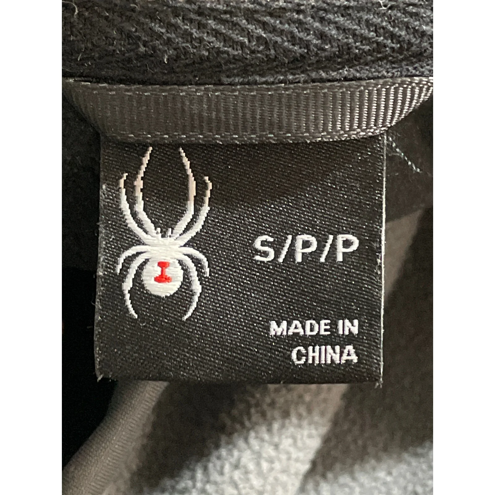 Spyder Mendoza Softshell Men's Black Colorblock Hooded Fleece Full Zip Jacket S - Image 5