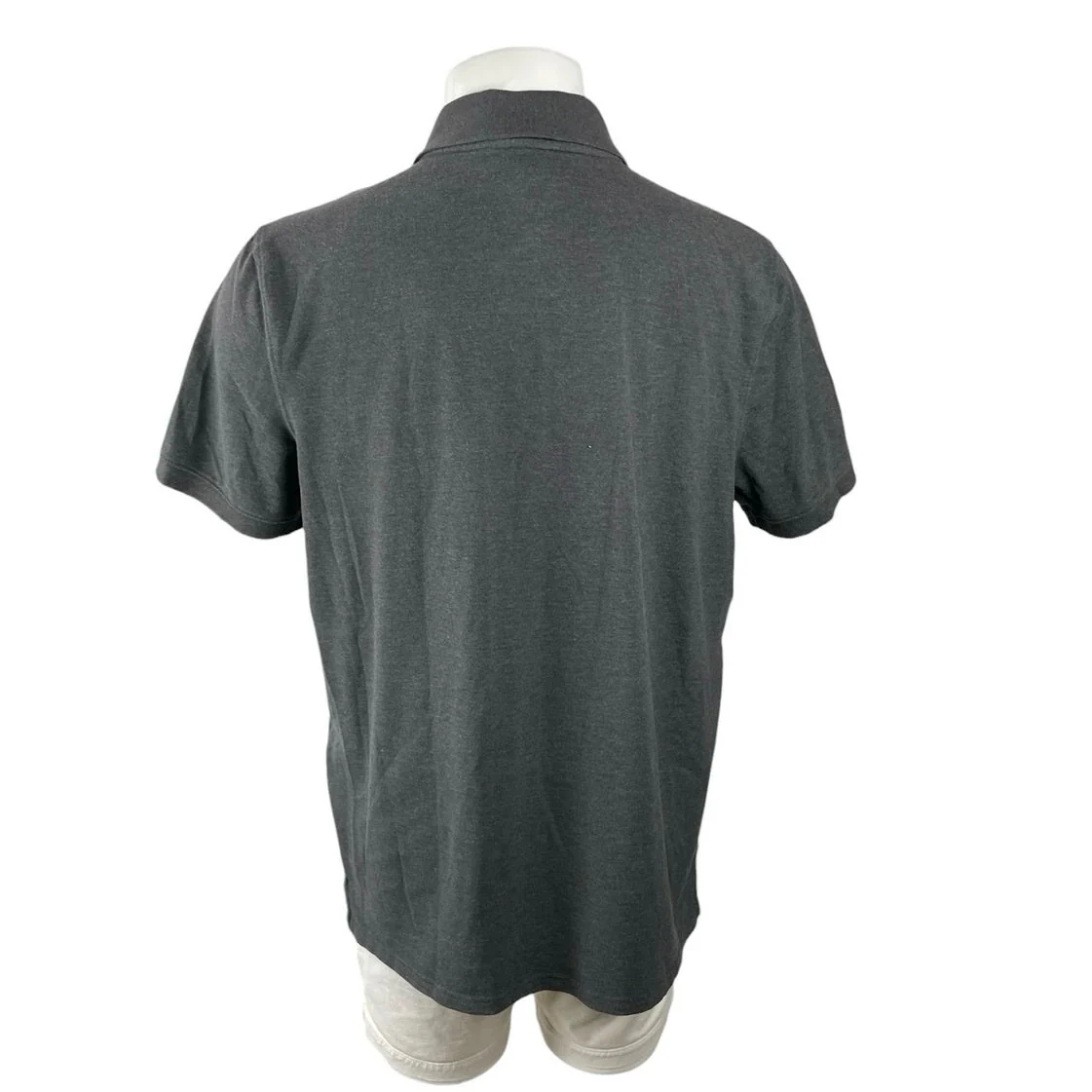 St. John's Bay Men's Black Short Sleeve Pullover Knit Golf Polo Shirt Top Size L - Image 3