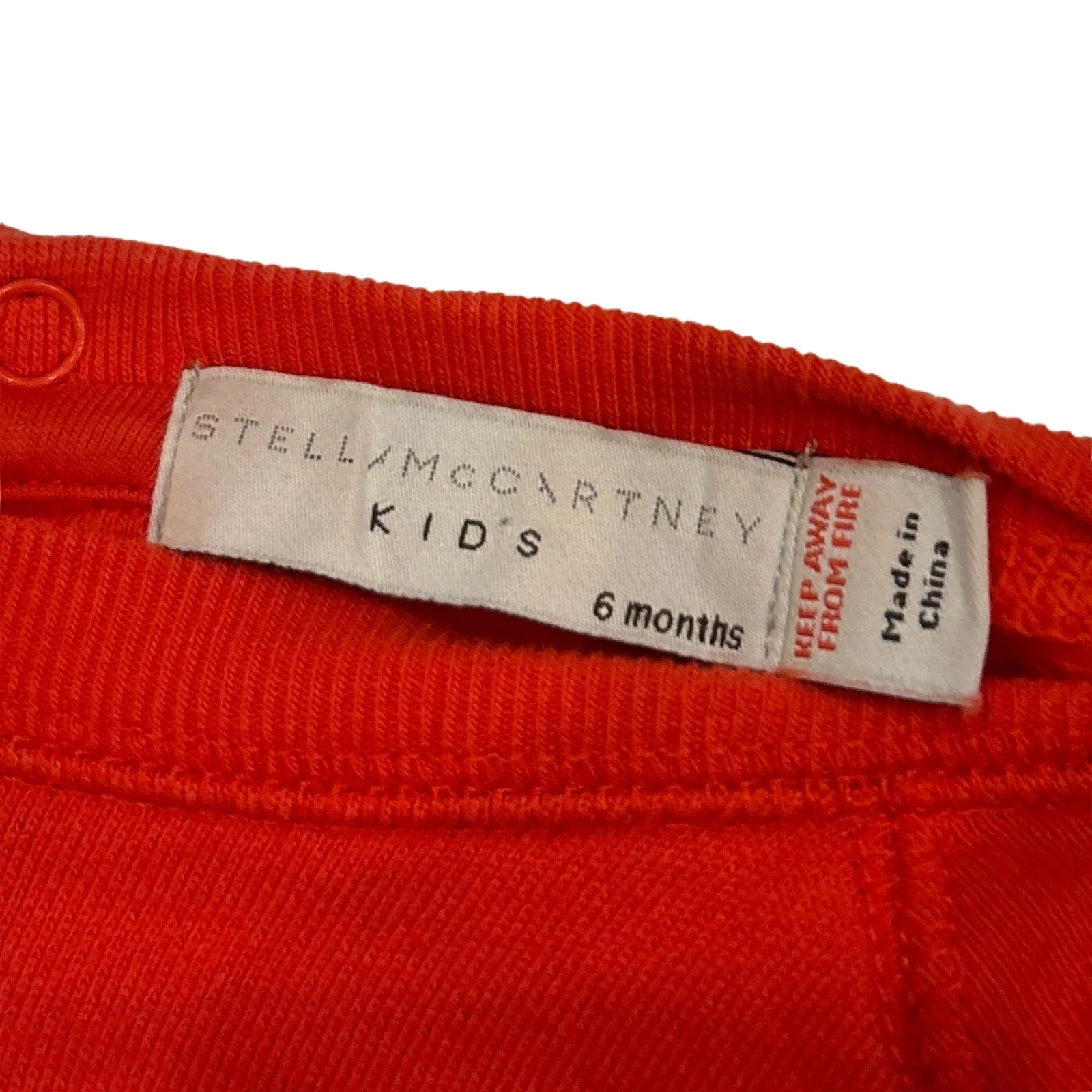 Stella McCartney Kids Baby Christmas Holiday Red Sweater Sweatshirt 6 Months - Image 3