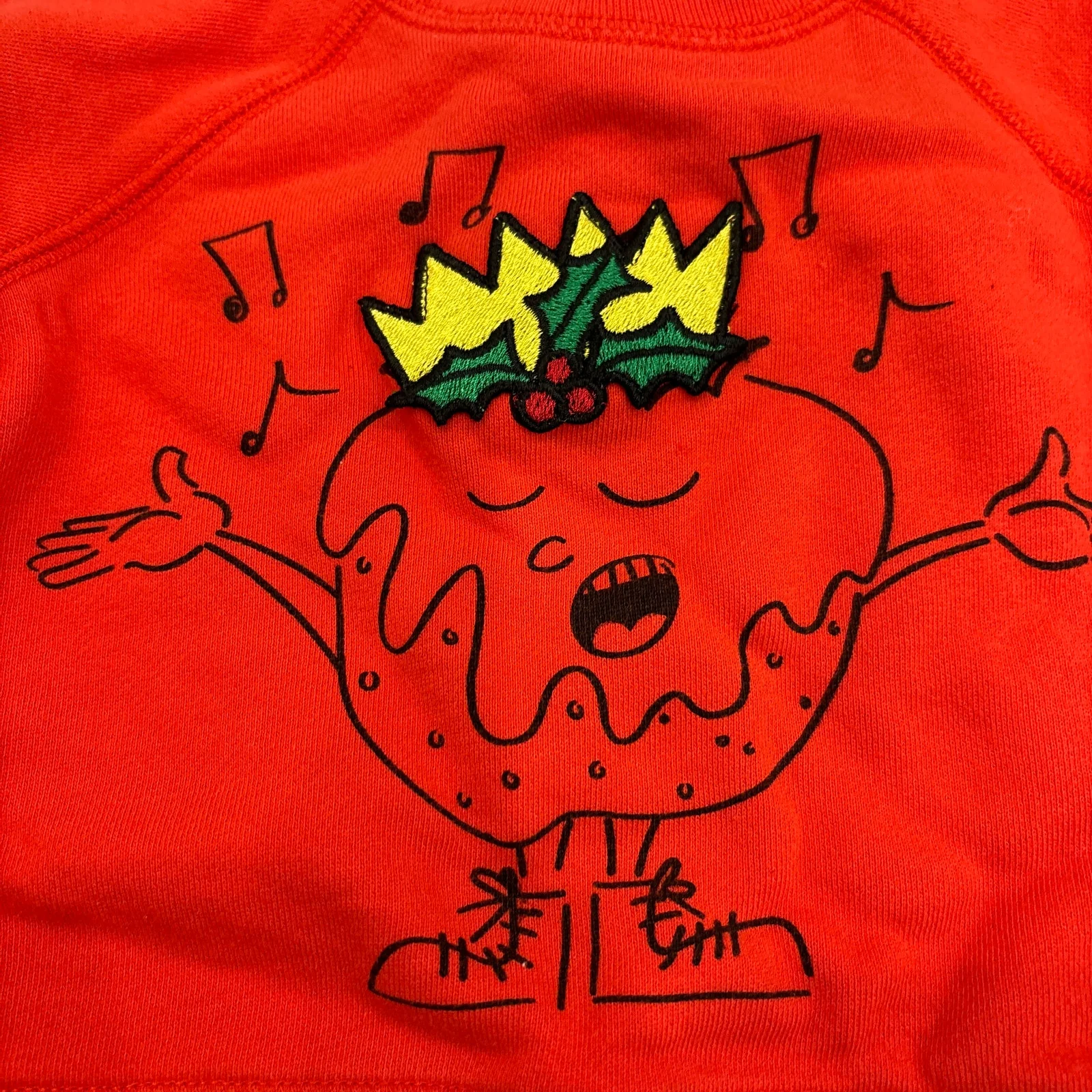 Stella McCartney Kids Baby Christmas Holiday Red Sweater Sweatshirt 6 Months - Image 4